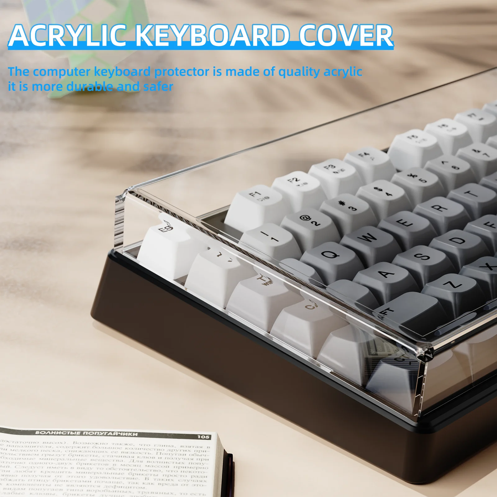 ATTACK SHARK 87 Keys Keyboard Dust Cover - Image 8