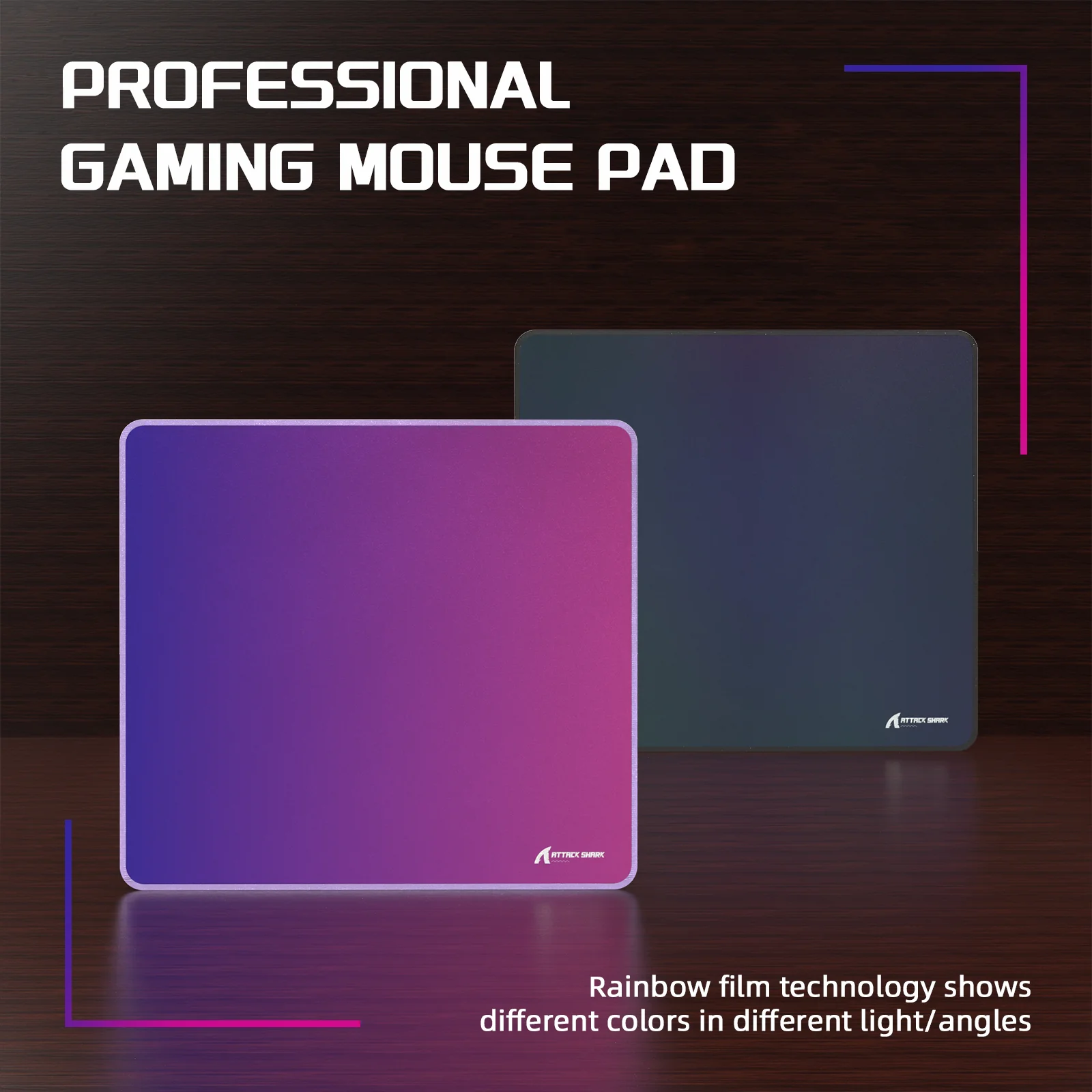 ATTACK SHARK CM03 eSport Gaming Mouse Pad (Rainbow Coated) - Image 3