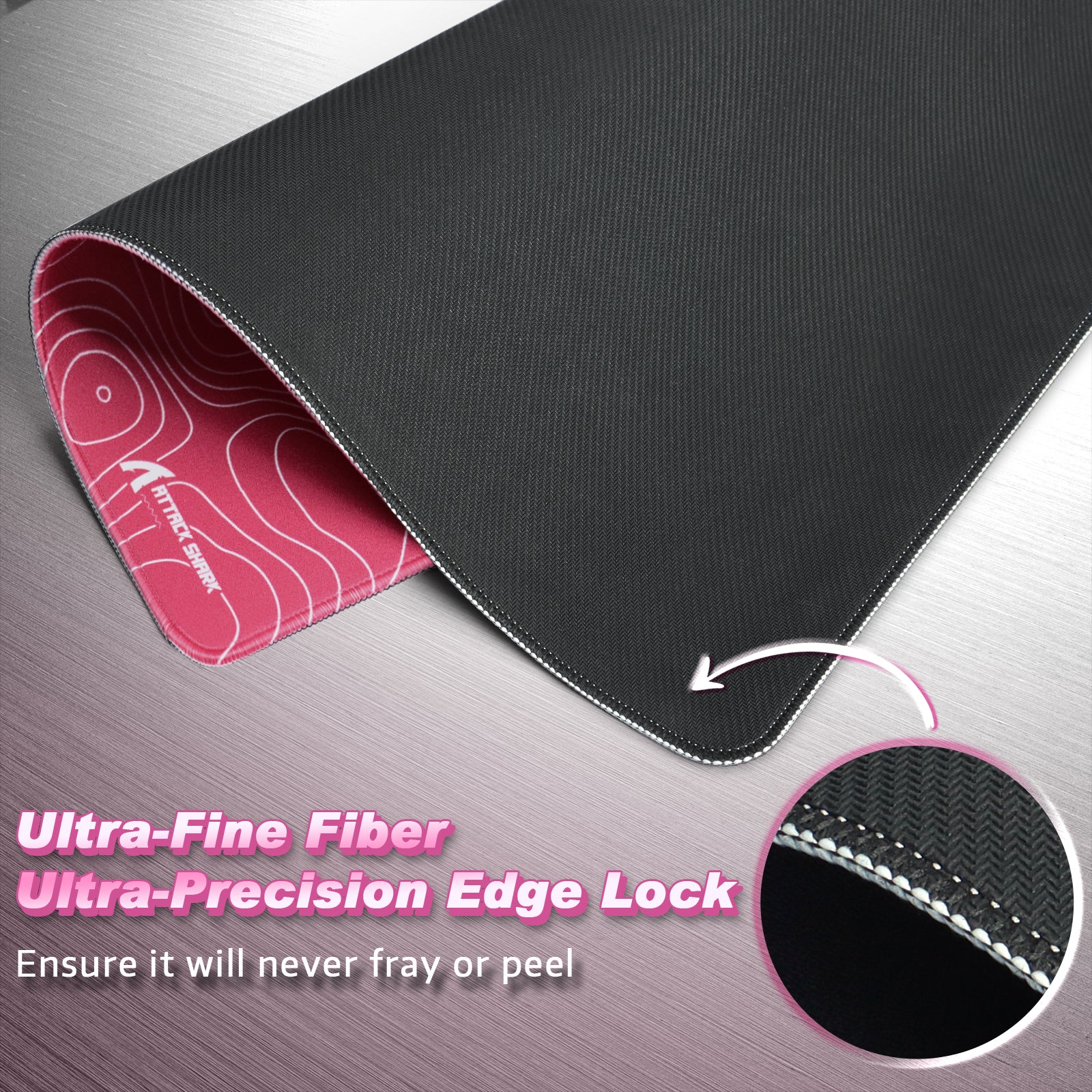 ATTACK SHARK CM02 eSport Gaming Mousepad (450x400x4 MM) - Image 104