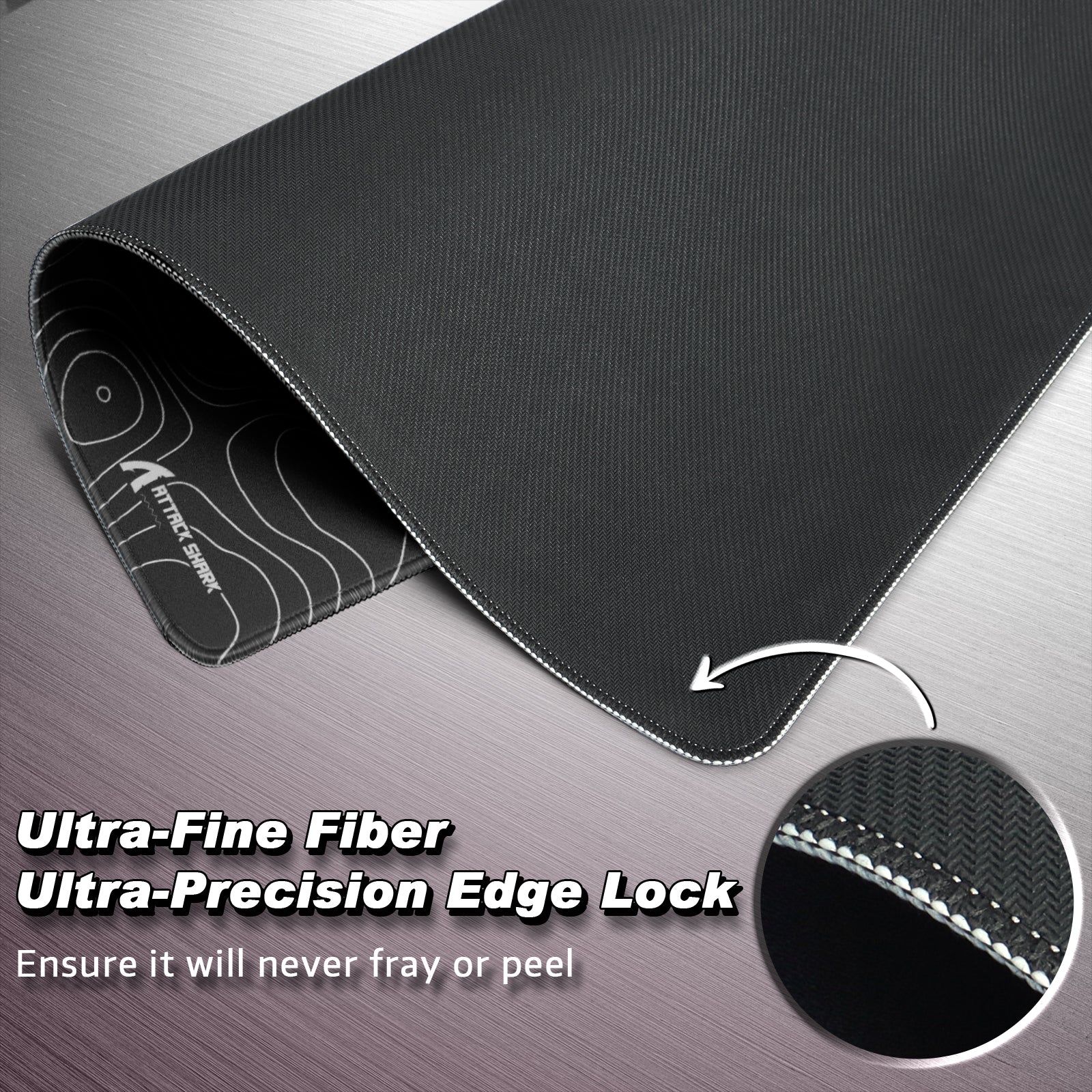 ATTACK SHARK CM02 eSport Gaming Mousepad (450x400x4 MM) - Image 86
