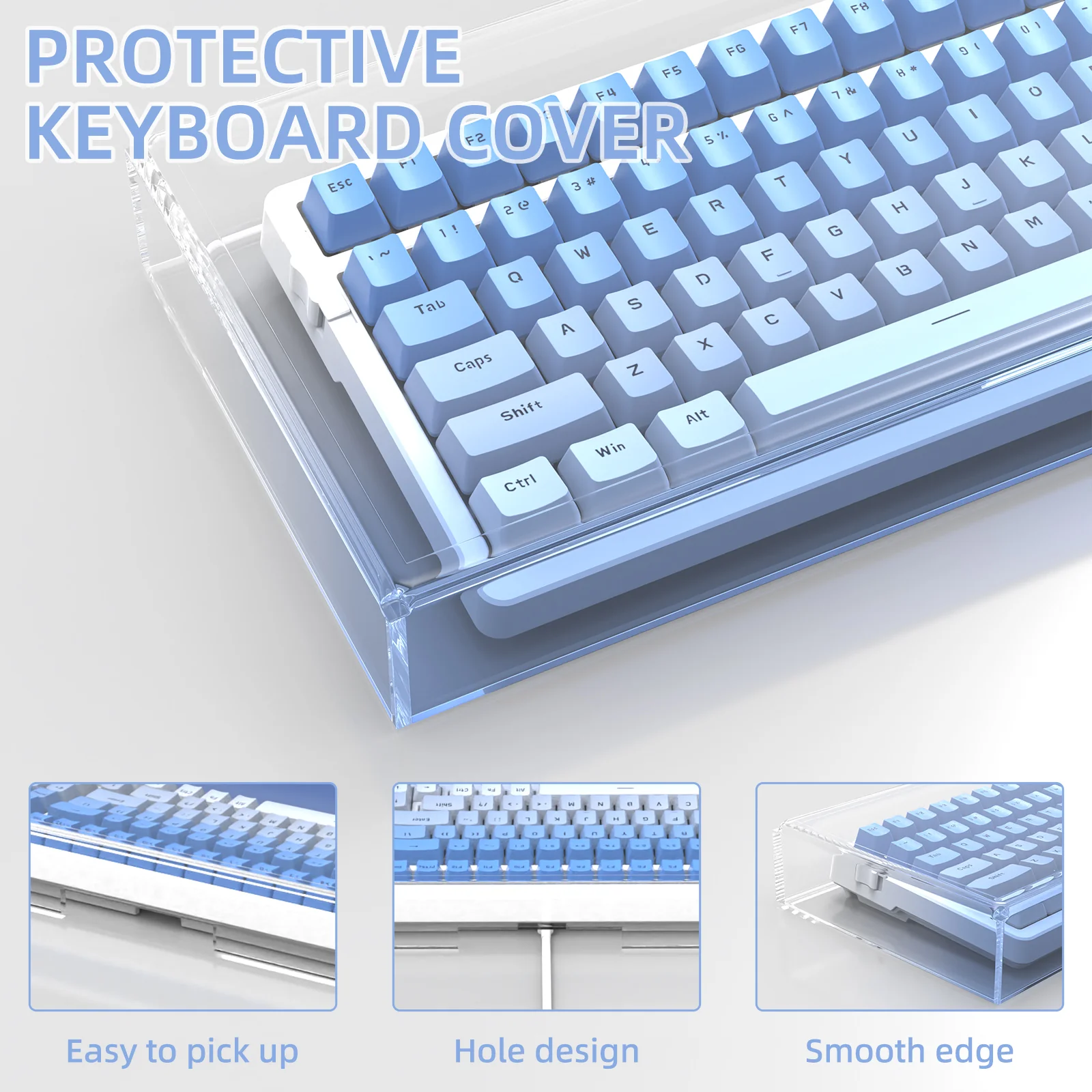 ATTACK SHARK 98 Keys Keyboard Dust Cover - Image 22
