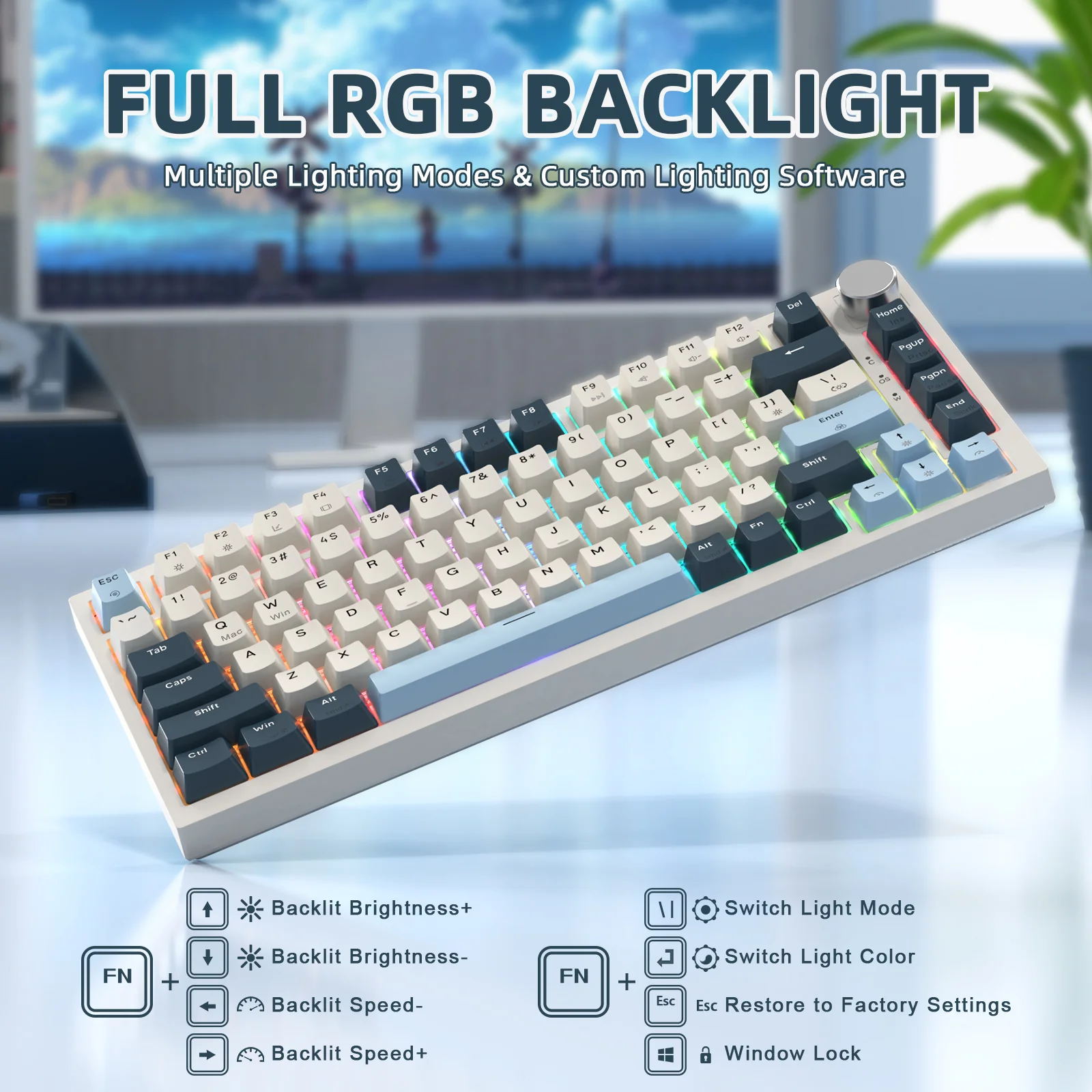 ATTACK SHARK K85 Rapid Trigger Keyboard Magnetic Switch - Image 19