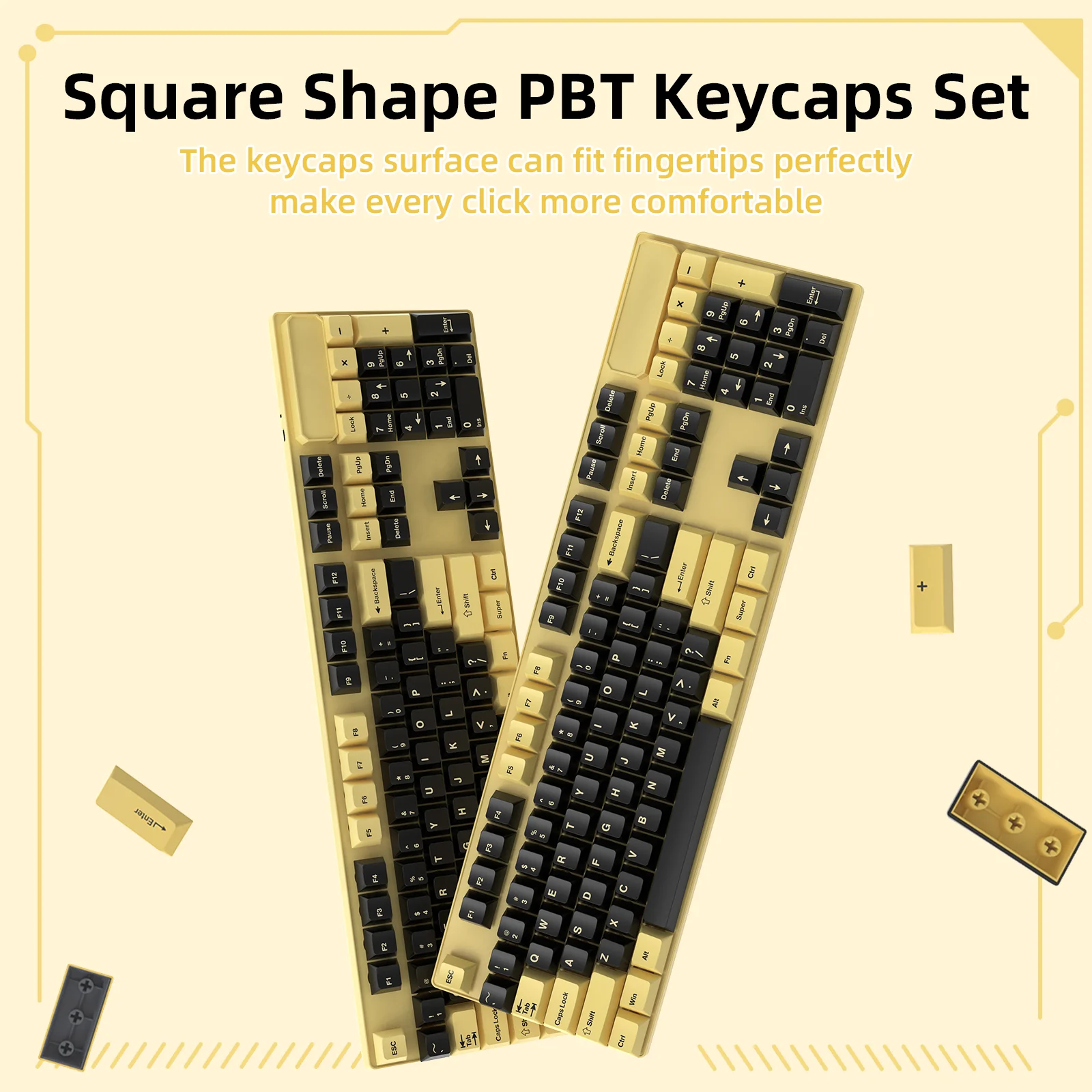 ATTACK SHARK PBT Keycaps Full Keycap Set - Image 5