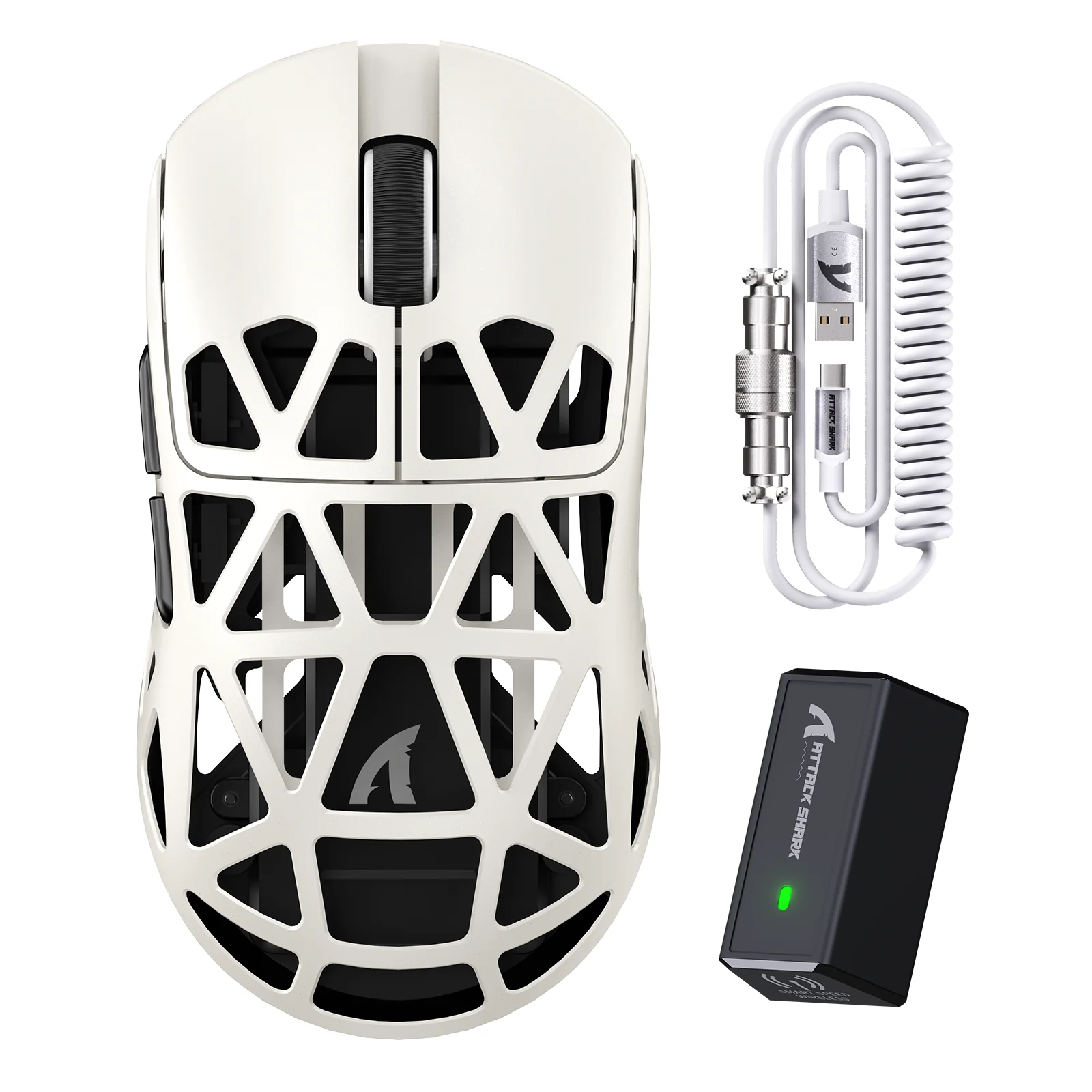 ATTACK SHARK R2 Magnesium Alloy PAW3950 Gaming Mouse 8K with Mouse Coiled Cable (Not Include the Charging Dock) - Image 23