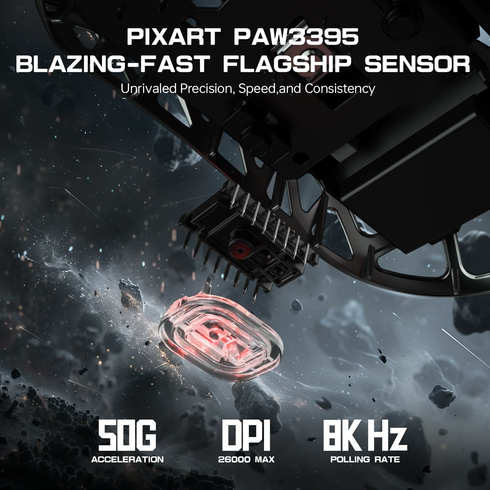ATTACK SHARK R3 Magnesium Alloy Gaming Mouse 8K - Image 26