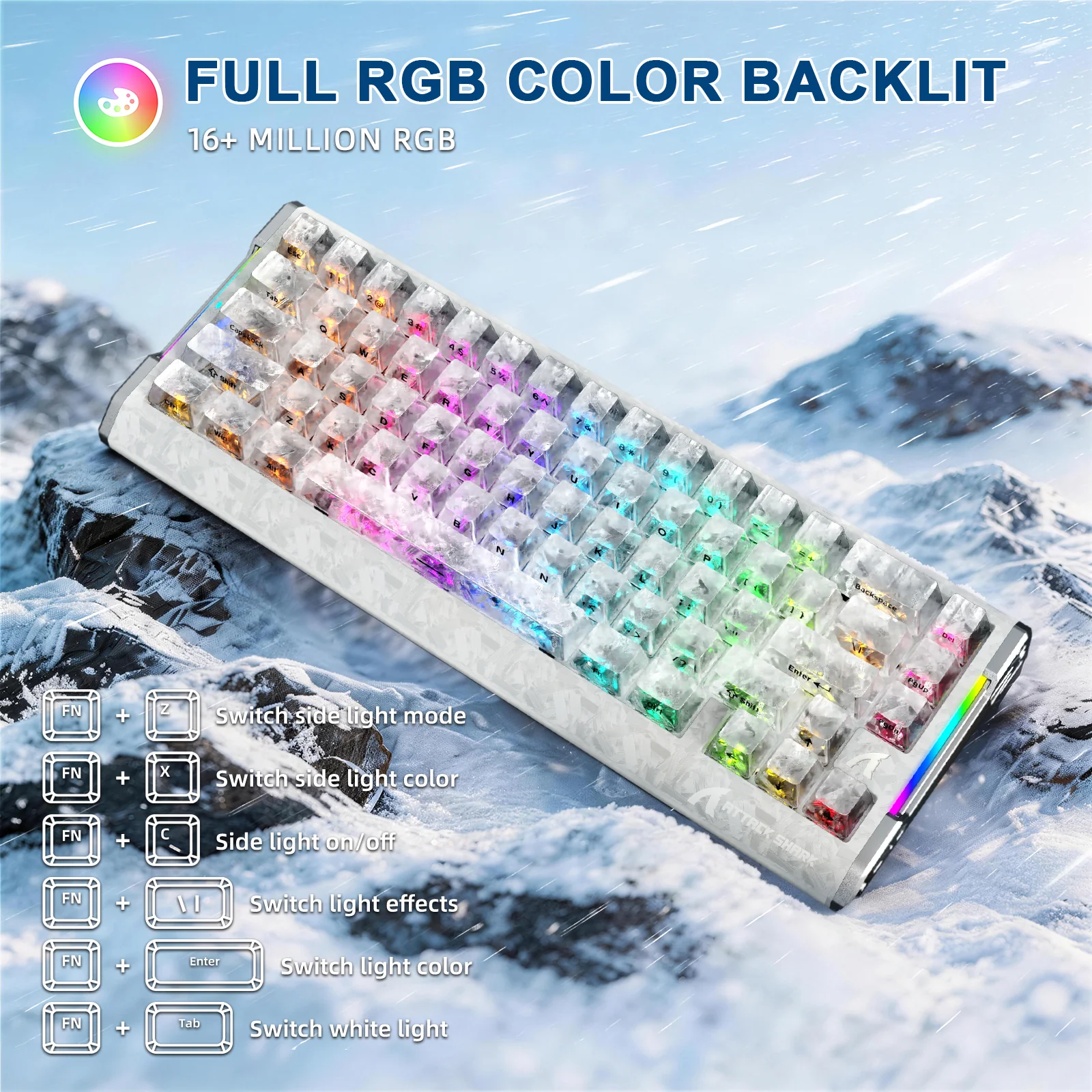 ATTACK SHARK R68 HE & R5 ULTRA Carbon Fiber Gaming Bundle - Image 18