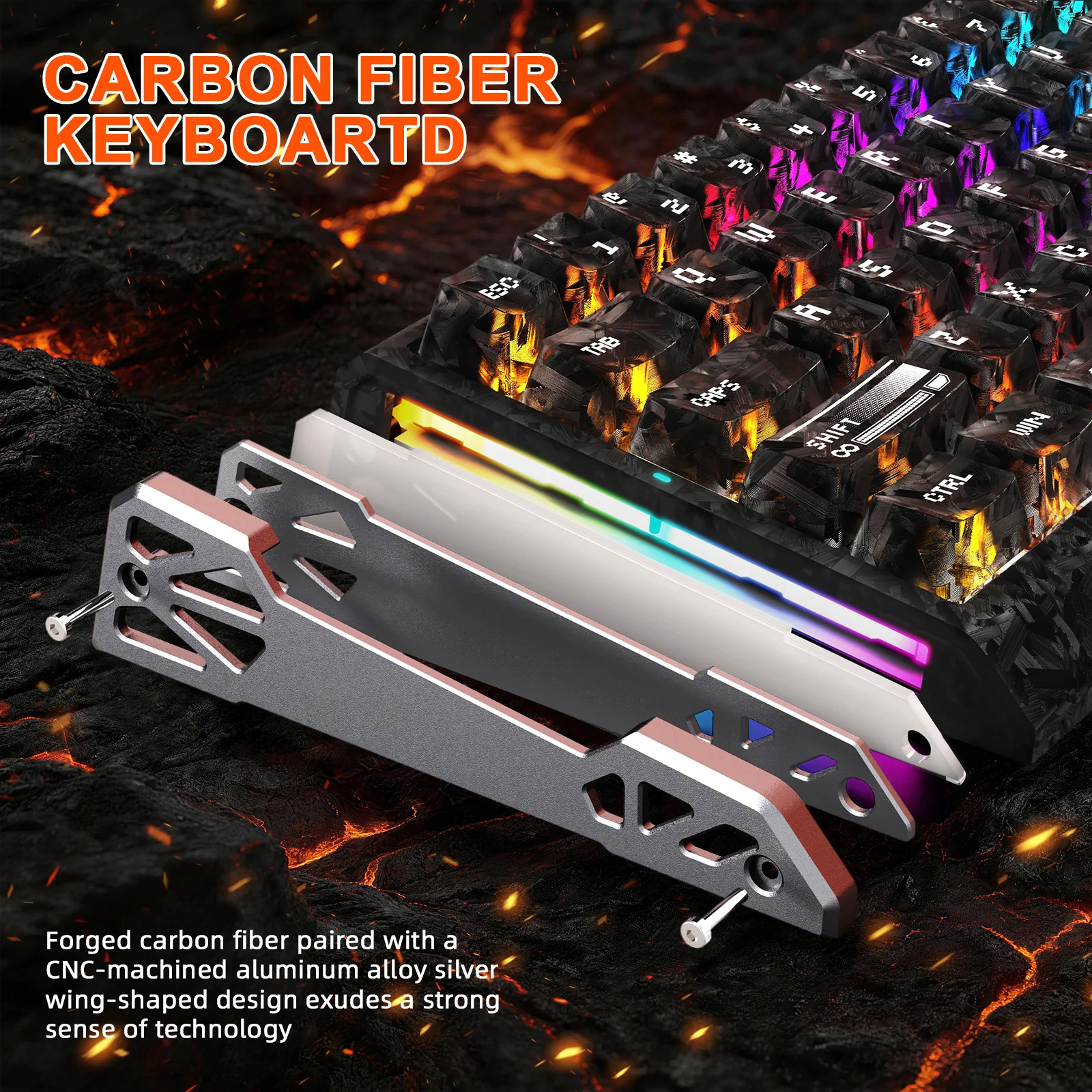 ATTACK SHARK R68 HE & R5 ULTRA Carbon Fiber Gaming Bundle - Image 7