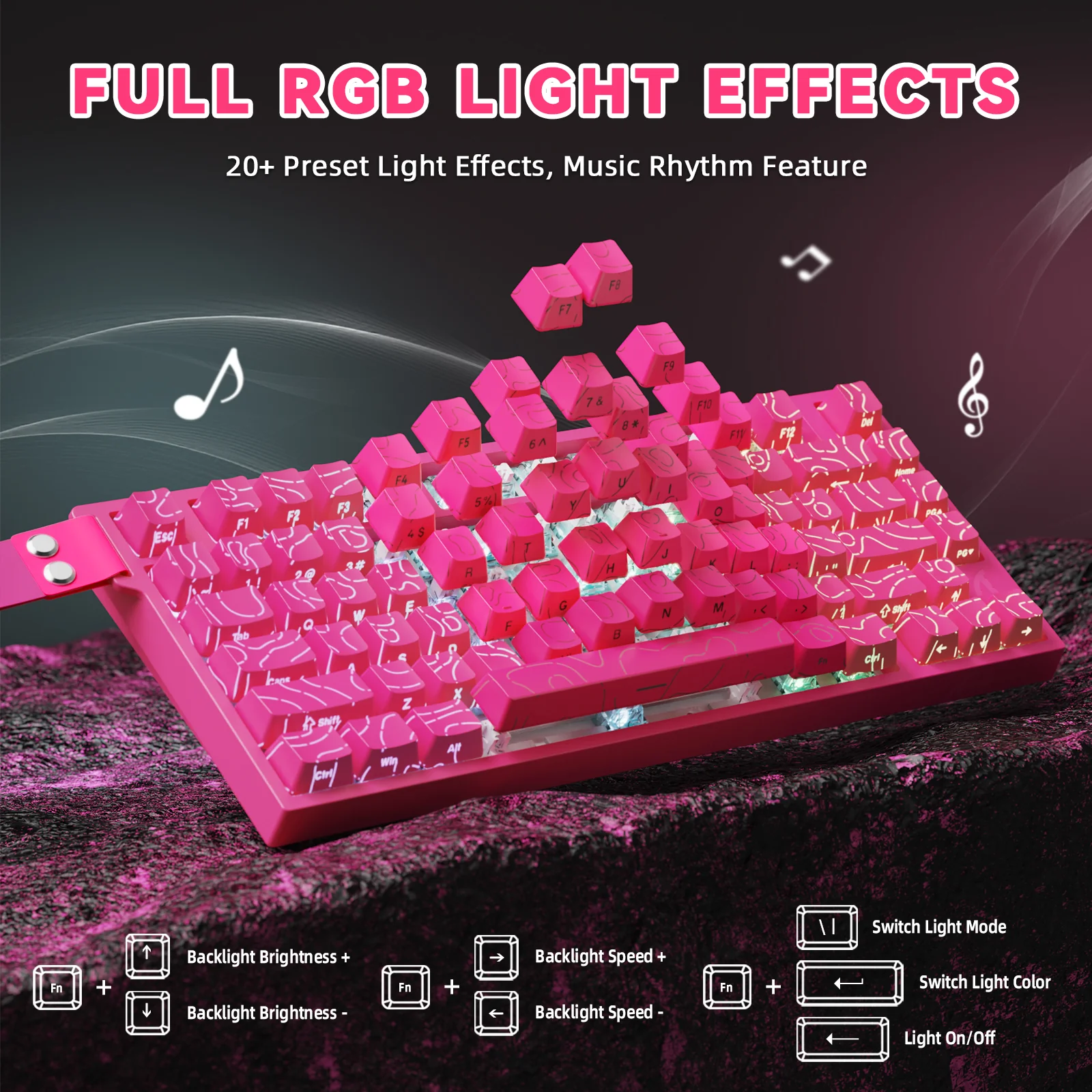 ATTACK SHARK R82 HE Rapid Trigger Keyboard Magnetic Switch with 0.005MM RT - Image 23