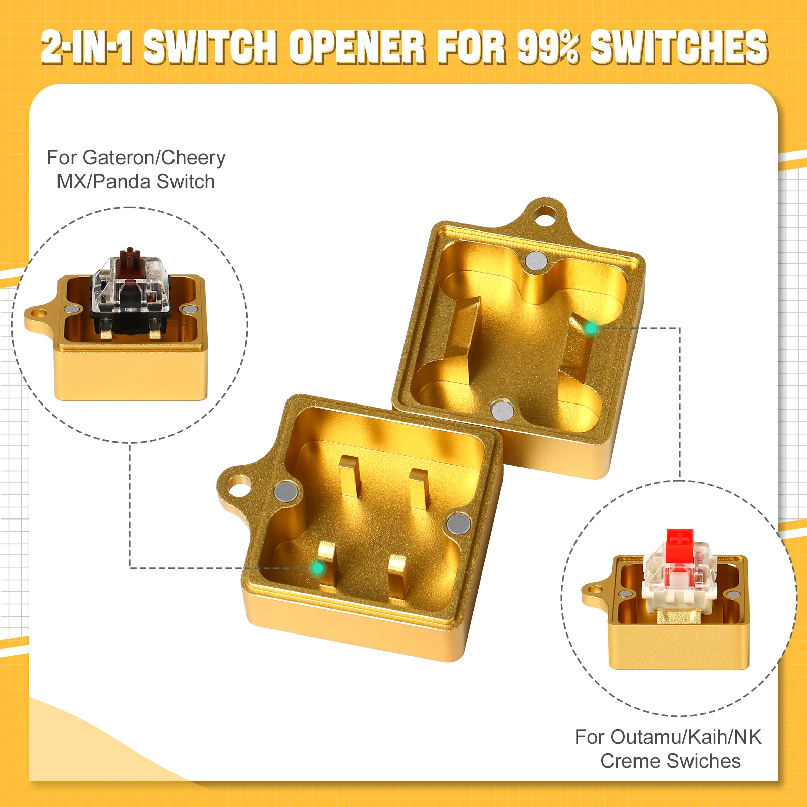 ATTACK SHARK Switch Opener Kit with Switch Puller - Image 21