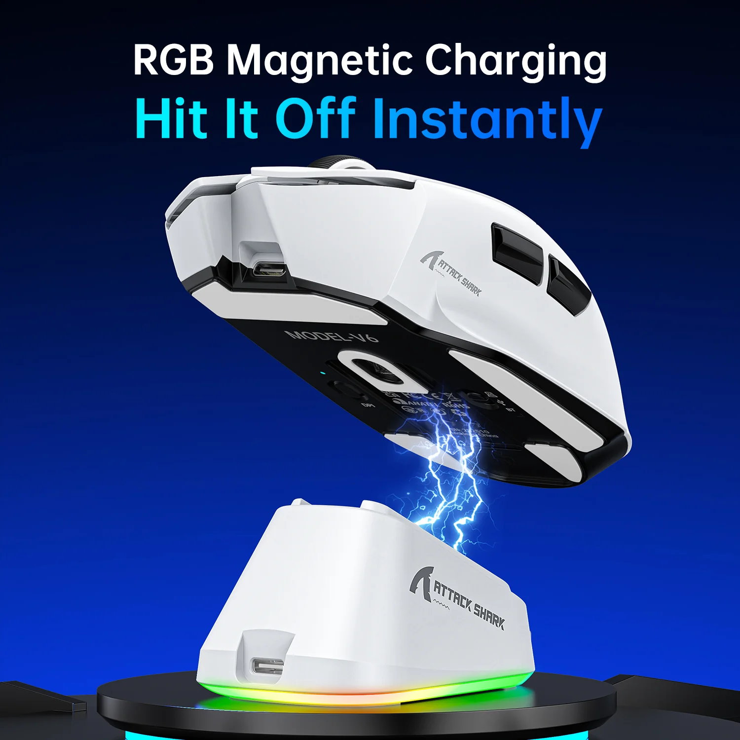 ATTACK SHARK V6 Ultra-Light Tri-Mode Gaming Mouse - Image 5