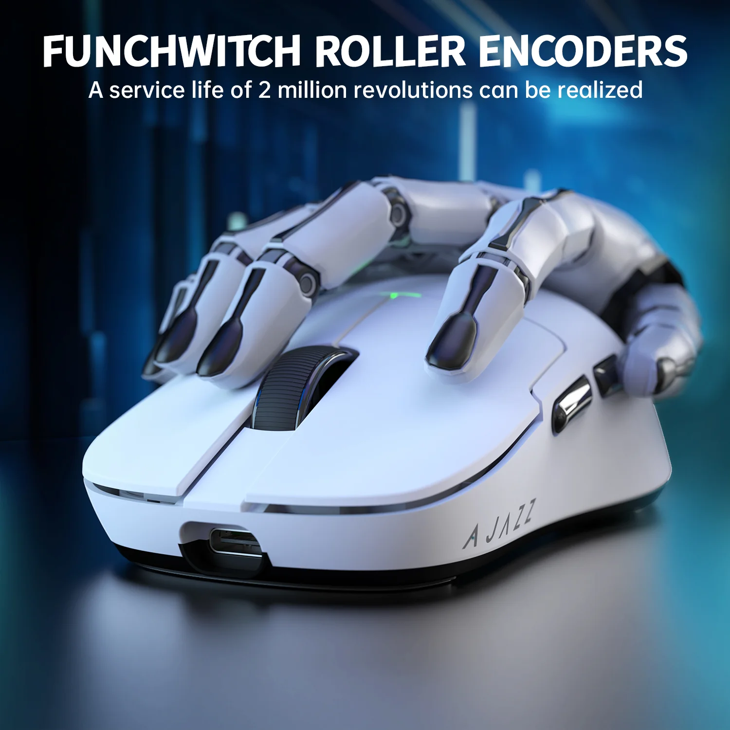 ATTACK SHARK x AJ159P Tri-mode Gaming Mouse with with Magnetic Charging Dock - Image 8