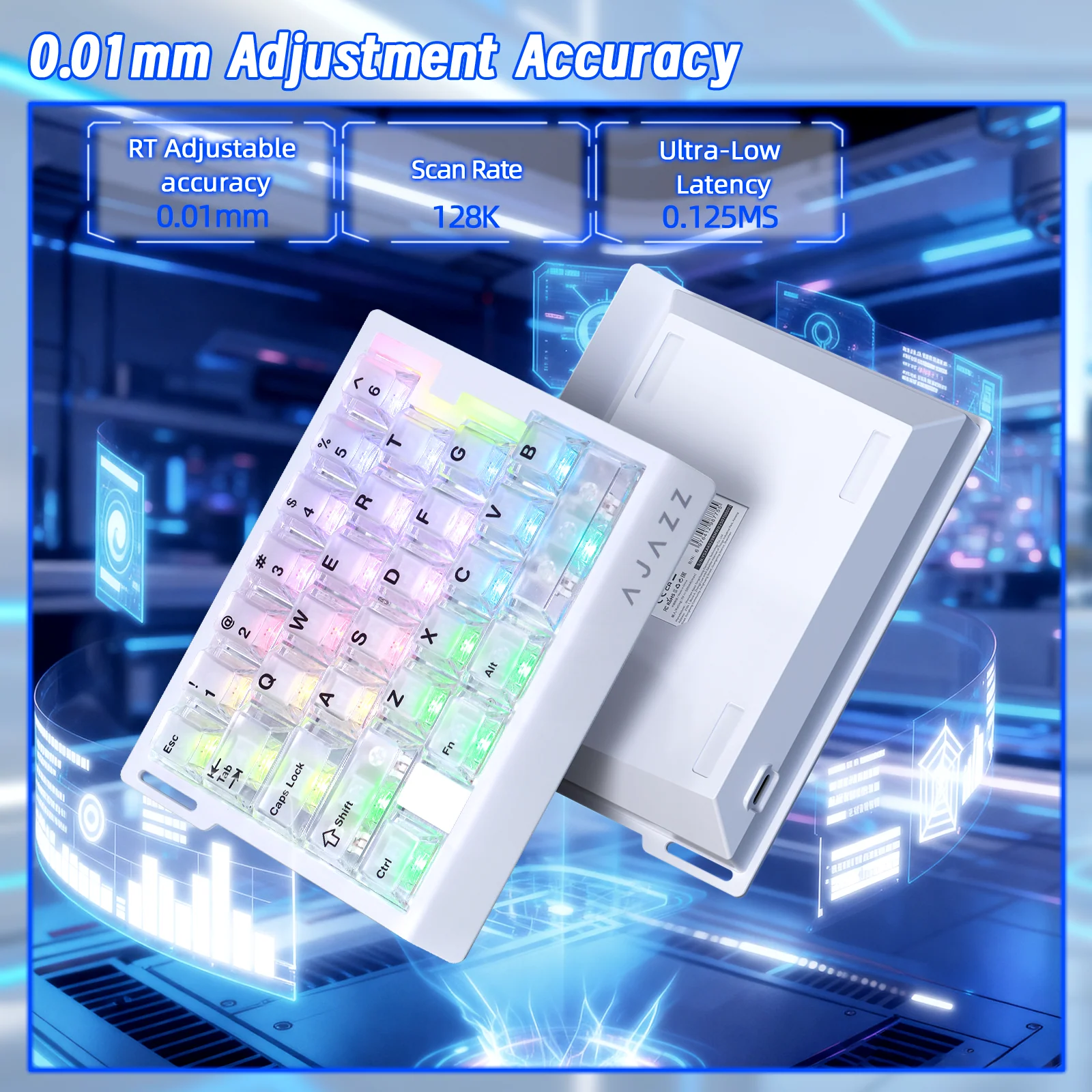 ATTACK SHARK X AJAZZ AK029 Wired One-Handed Gaming Keyboard - Image 21
