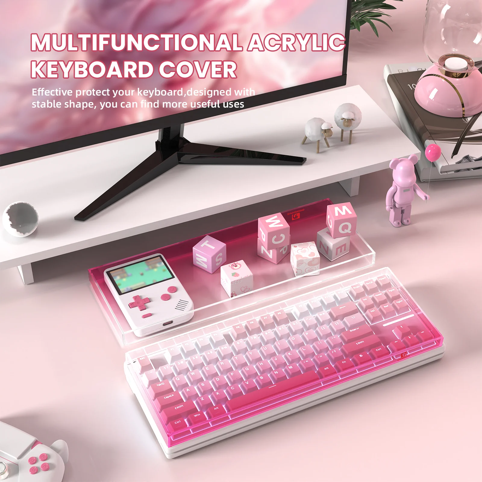 ATTACK SHARK x MAMBASNAKE 87-Key Keyboard Cover Fade Color - Image 14