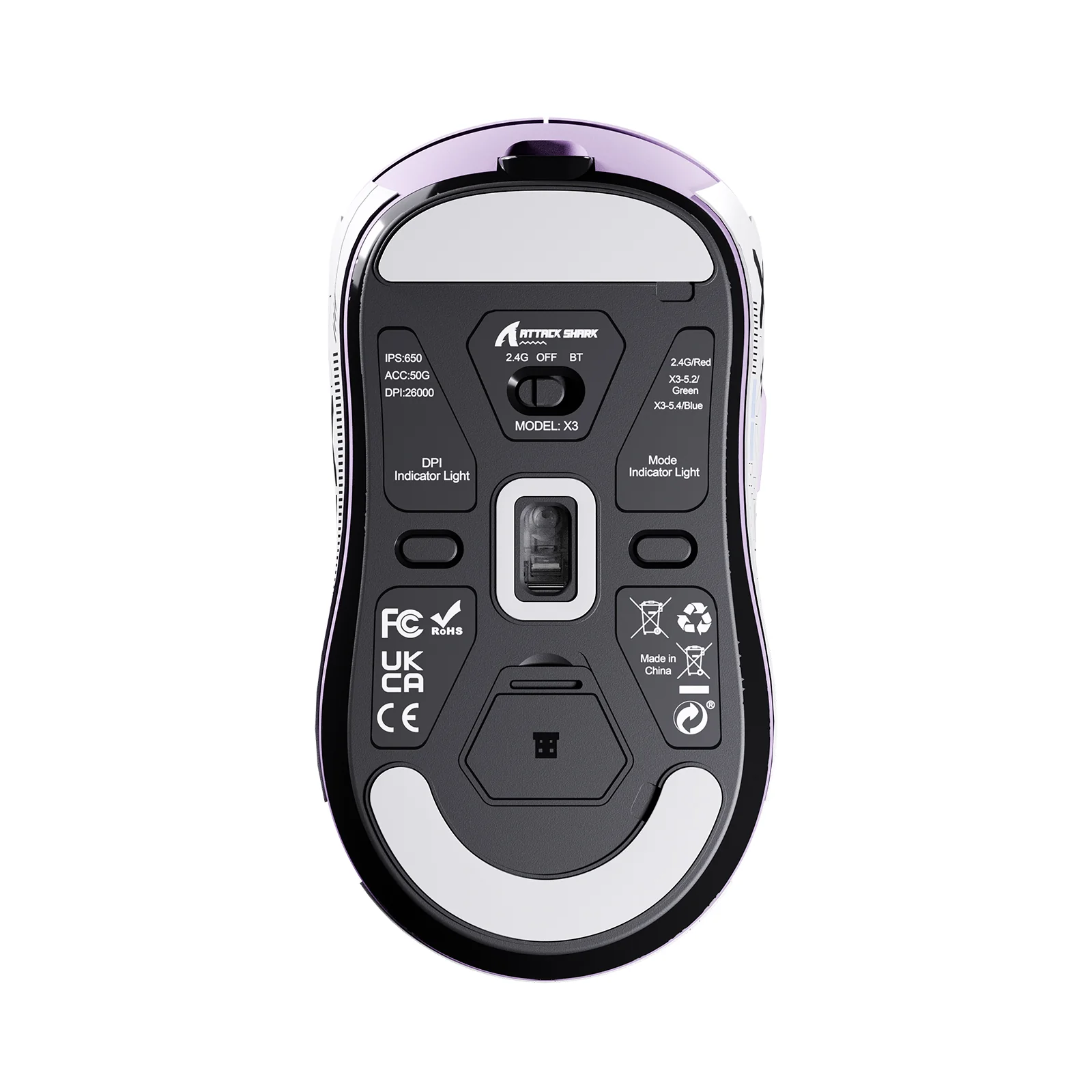 ATTACK SHARK X3 Wireless Gaming Mouse PAW3395 Superlight - Image 55