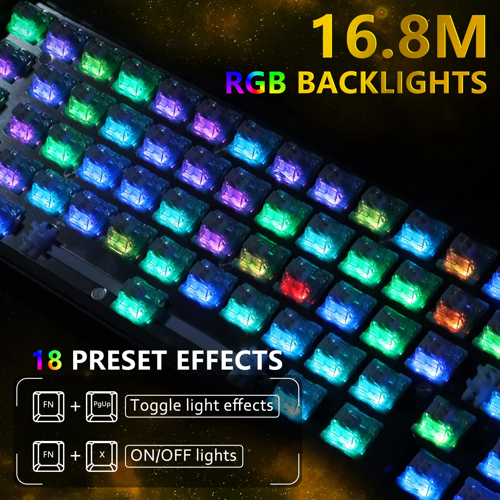 ATTACK SHARK X65 HE Magnetic Switch Rapid Trigger Keyboard - Image 26