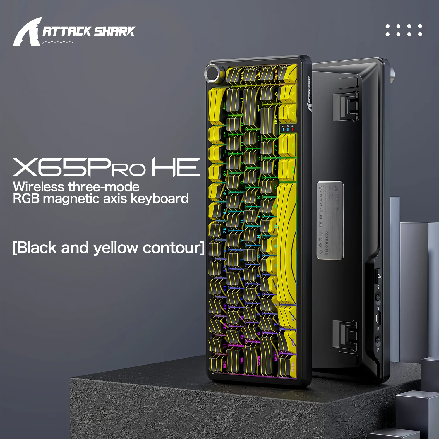 ATTACK SHARK X65PRO HE Rapid Trigger Keyboard - Image 14