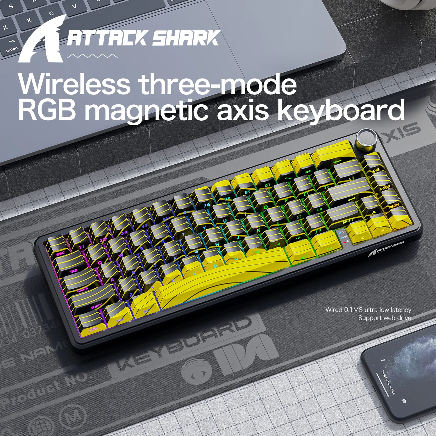 ATTACK SHARK X65PRO HE Rapid Trigger Keyboard - Image 16