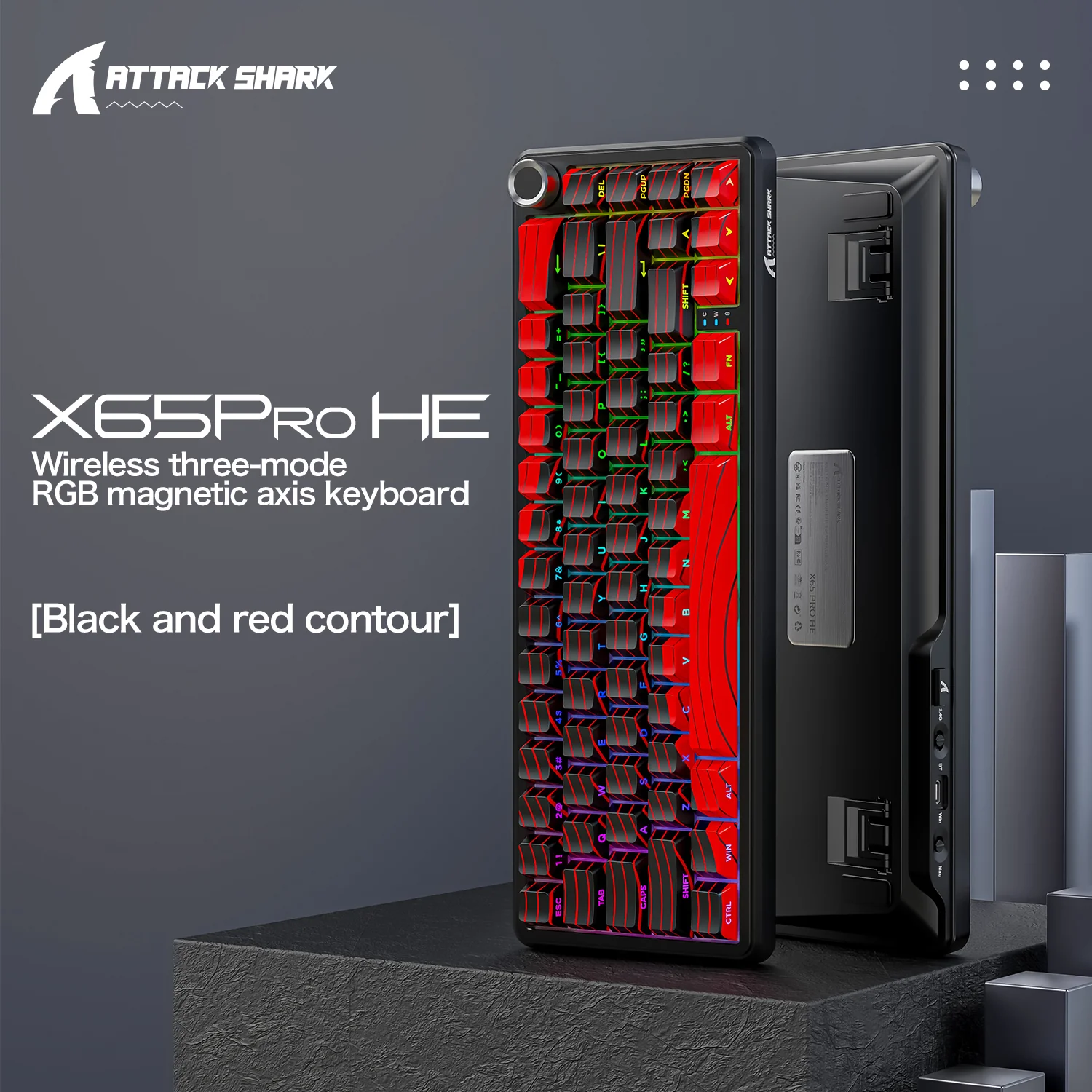 ATTACK SHARK X65PRO HE Rapid Trigger Keyboard - Image 3
