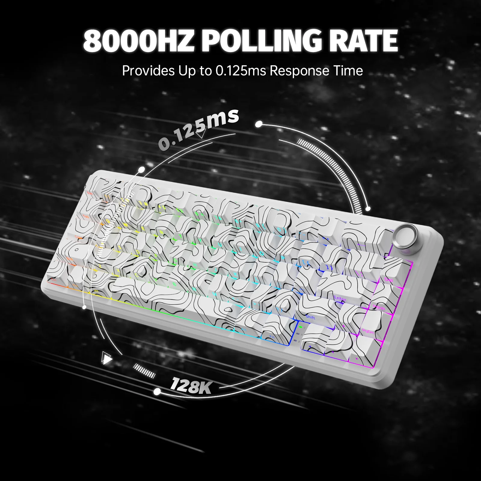 ATTACK SHARK X65PRO HE Wireless Rapid Trigger Keyboard Magnetic Switch - Image 11