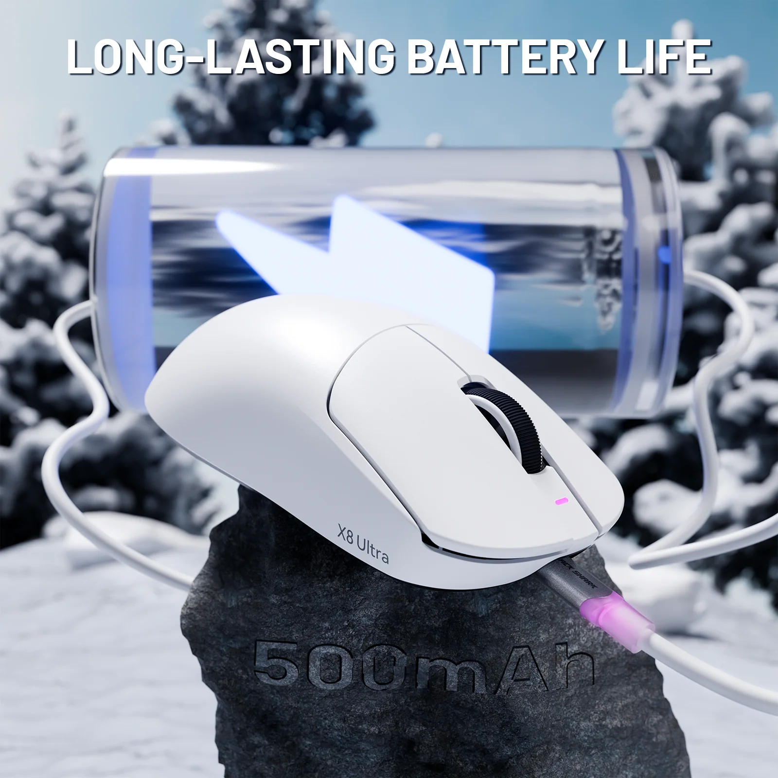 ATTACK SHARK X8 Ultra 8KHz Wireless Gaming Mouse With C06 Ultra Cable - Image 17