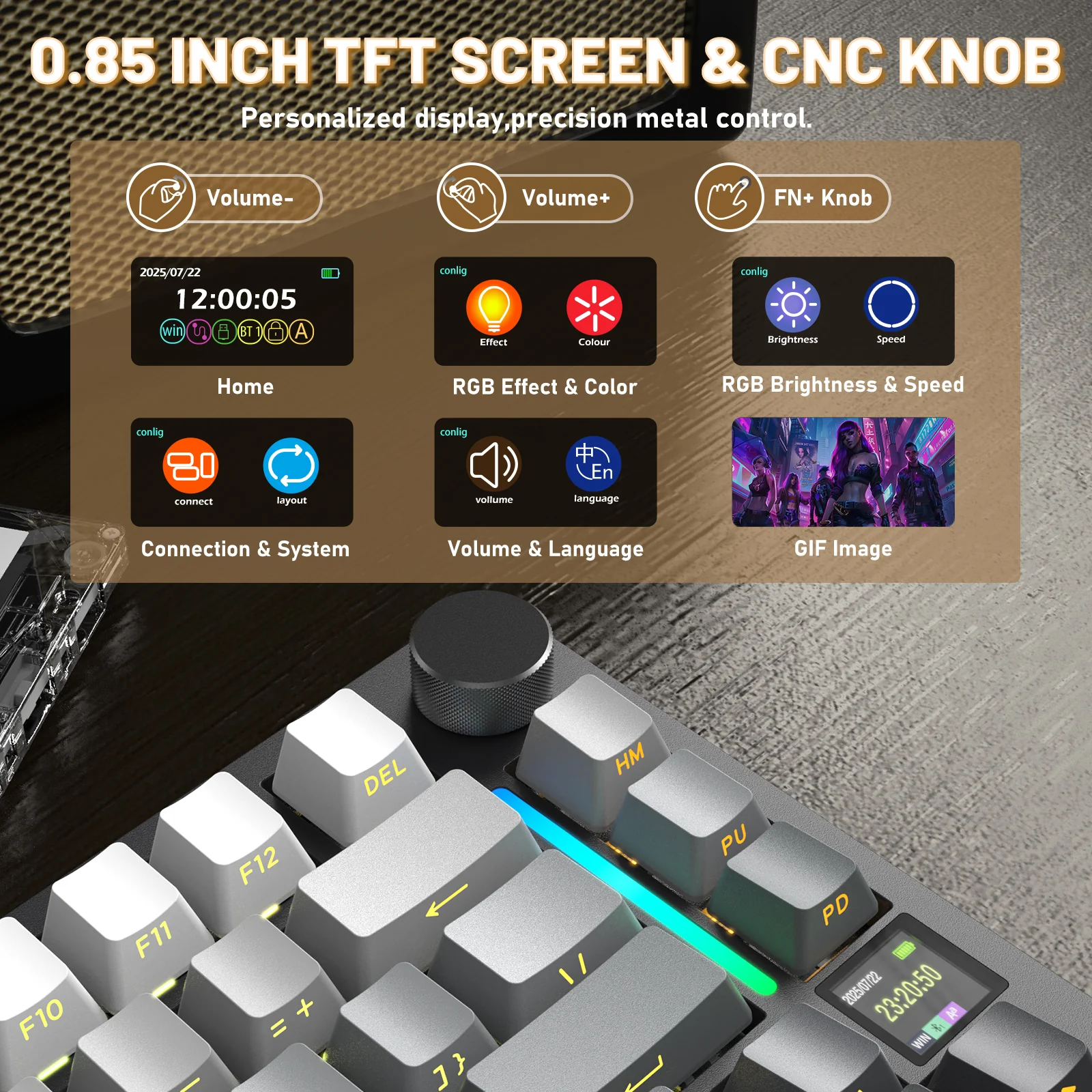 ATTACK SHARK X820ULTRA Mechanical Keyboard with C01ULTRA Coiled Cable - Image 53