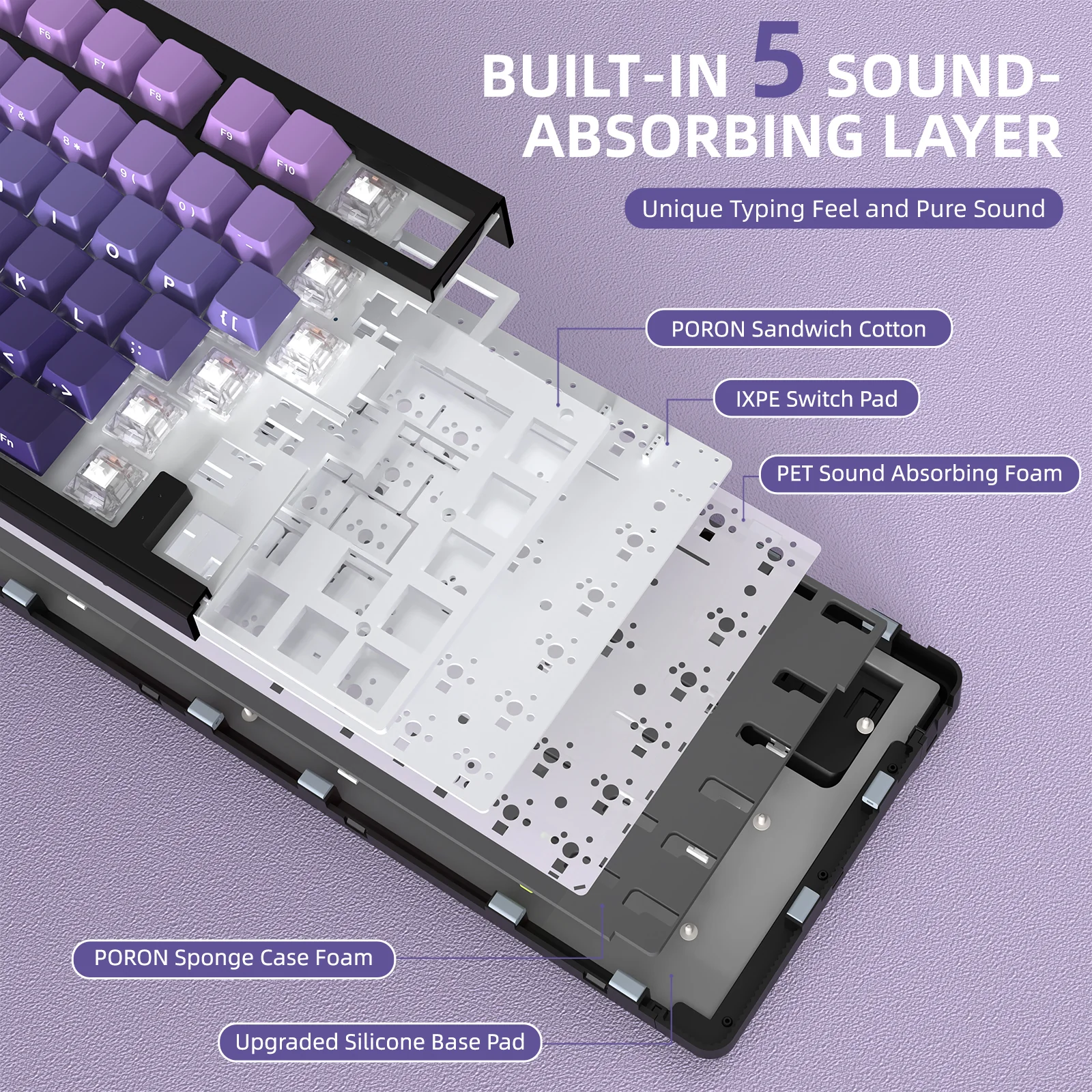 ATTACK SHARK X85 Wireless Mechanical Keyboard - Image 35