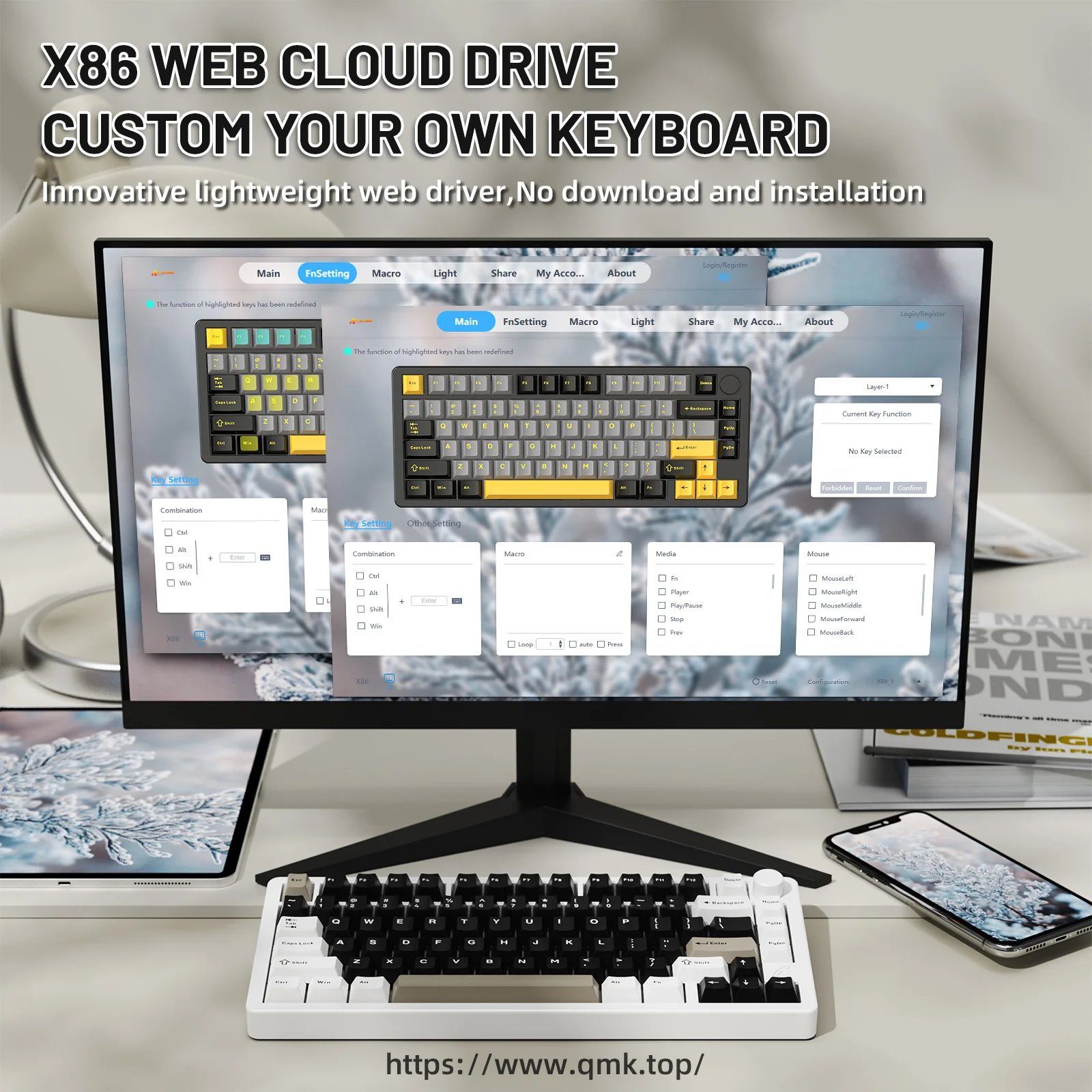 ATTACK SHARK X86 Full Aluminum Keyboard - Image 9