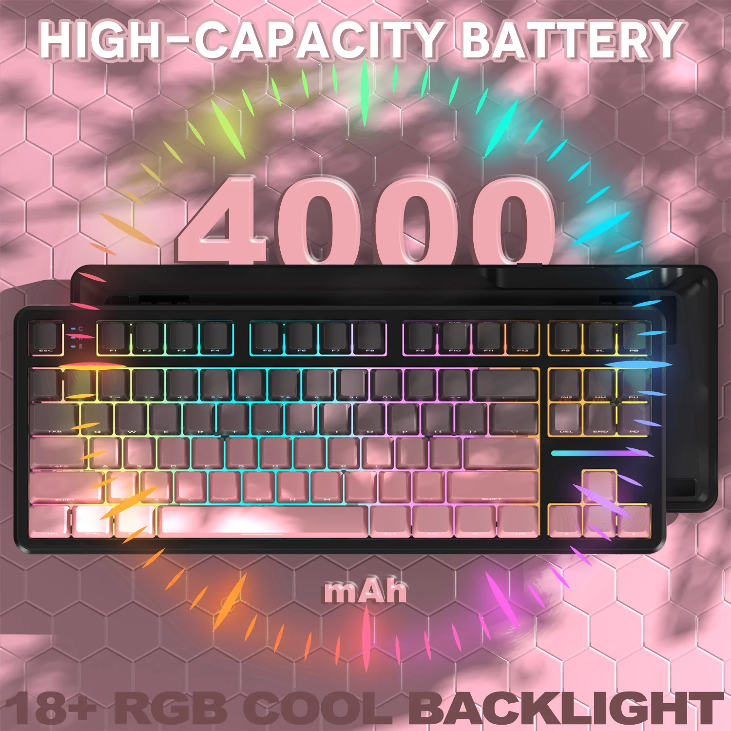 ATTACK SHARK X87 Tri-mode Gasket Mechanical Keyboard - Image 39