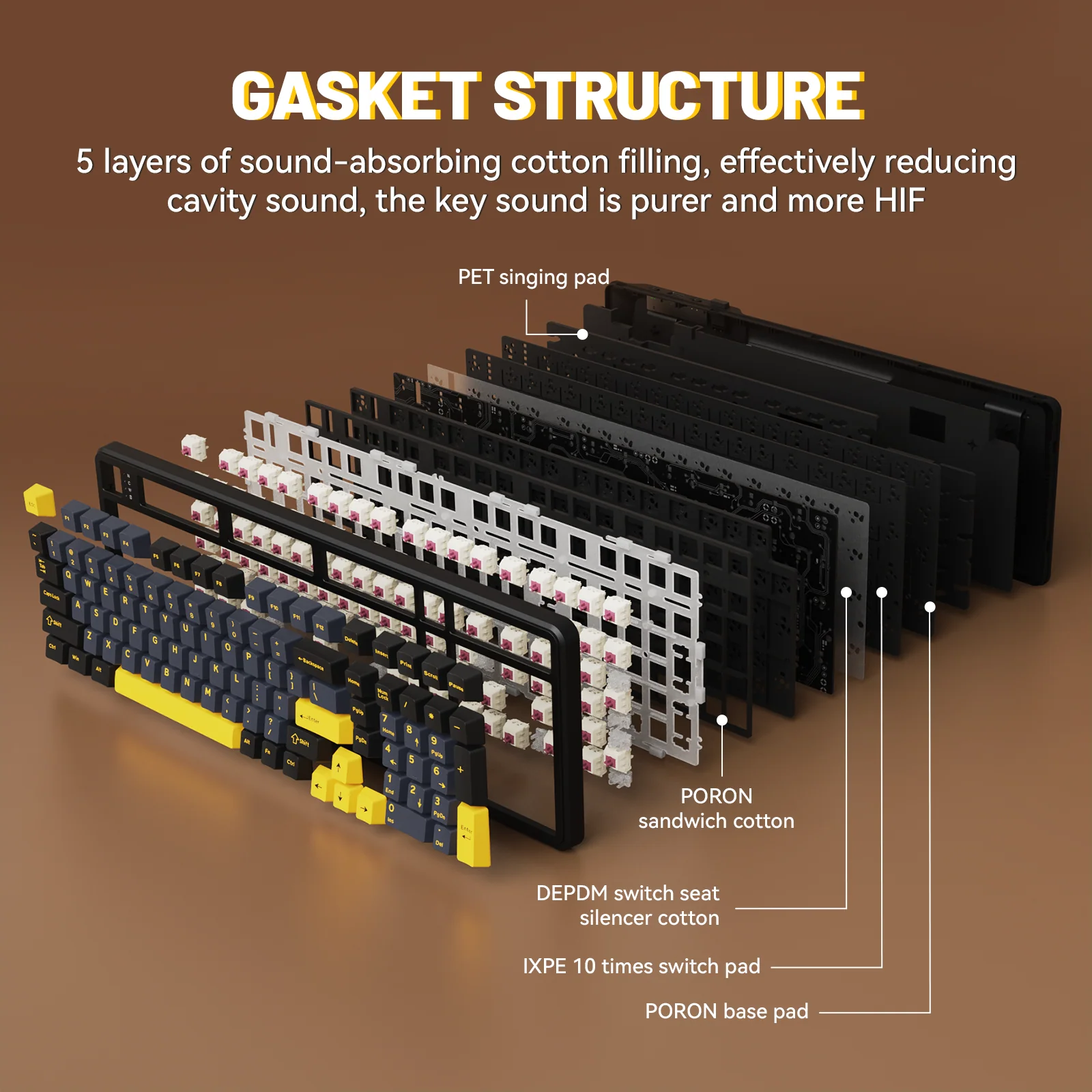 ATTACK SHARK X98 Full-size Wireless Mechanical Keyboard - Image 5
