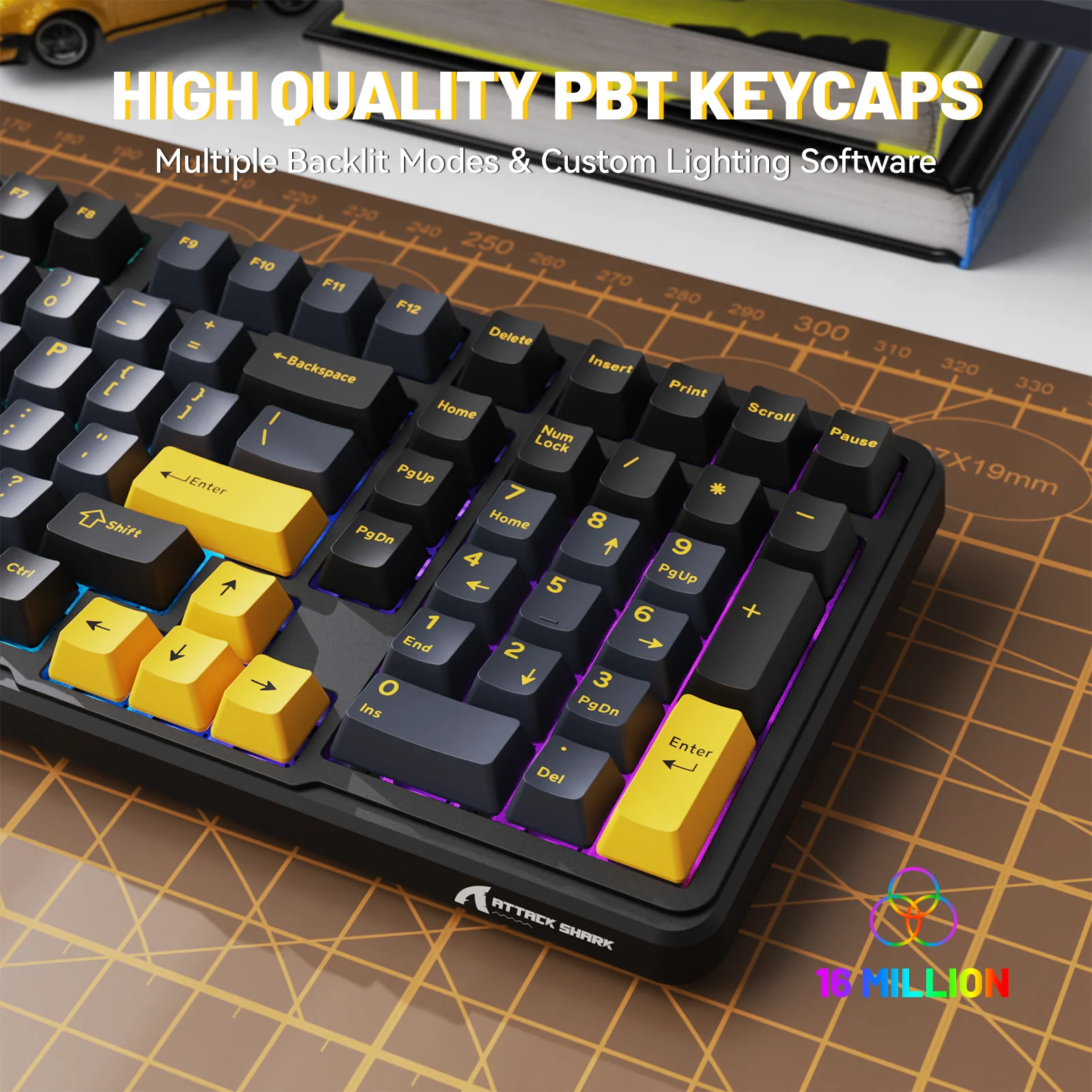 ATTACK SHARK X98 Full-size Wireless Mechanical Keyboard - Image 7