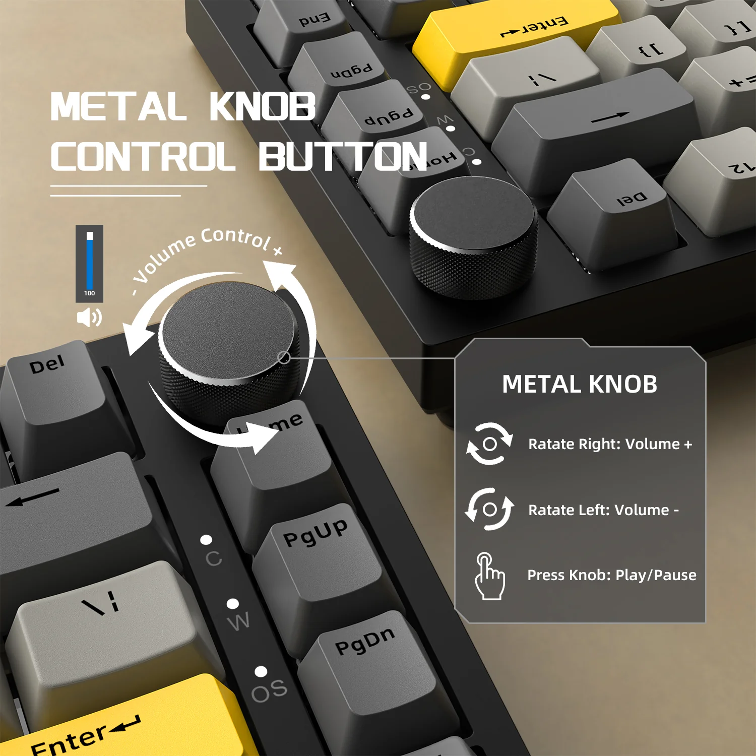 ATTACK SHARK x AJAZZ AK820 Wired Mechanical keyboard - Image 3