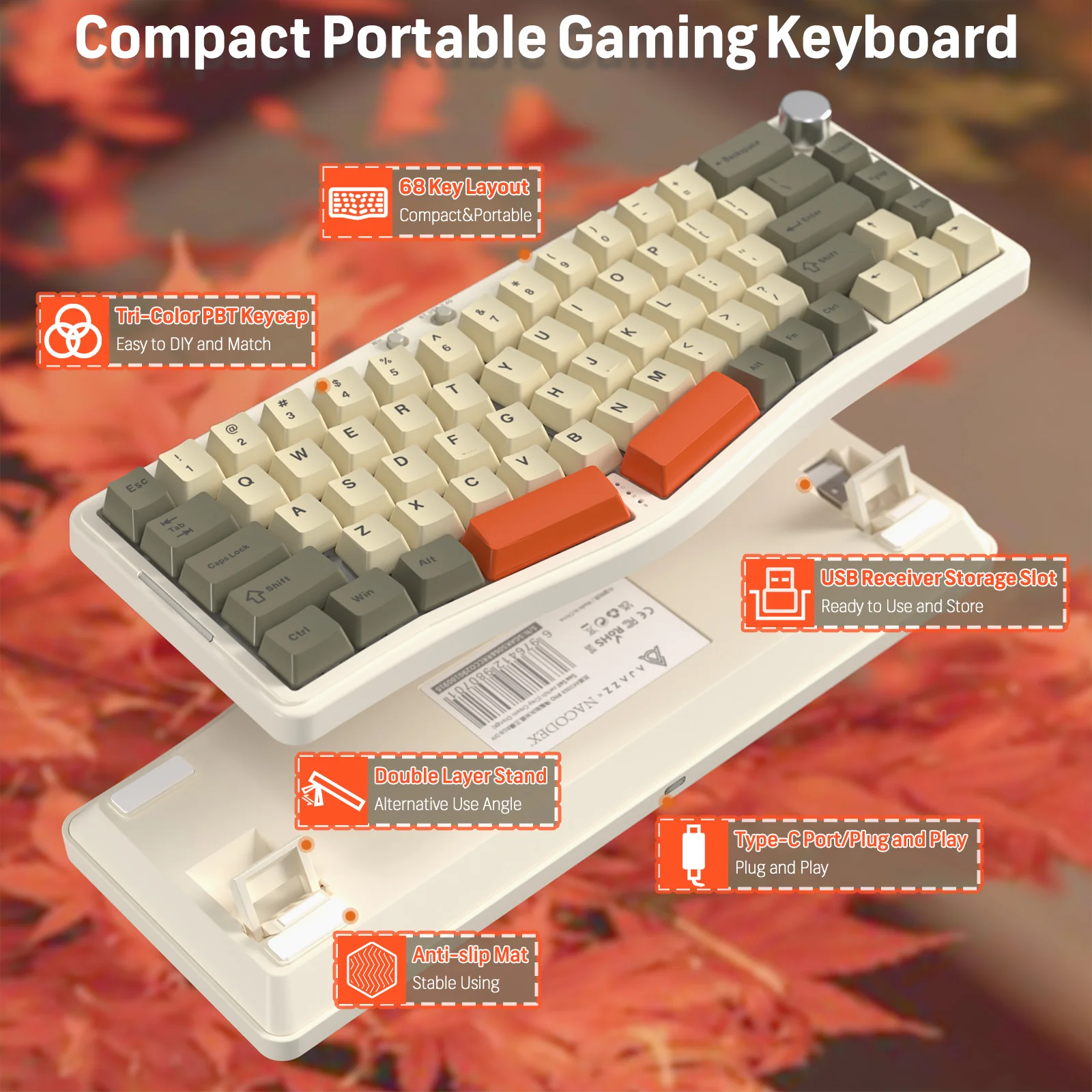 ATTACK SHARK x AJAZZ AKS068 PRO Alice Wireless Mechanical Keyboard - Image 16