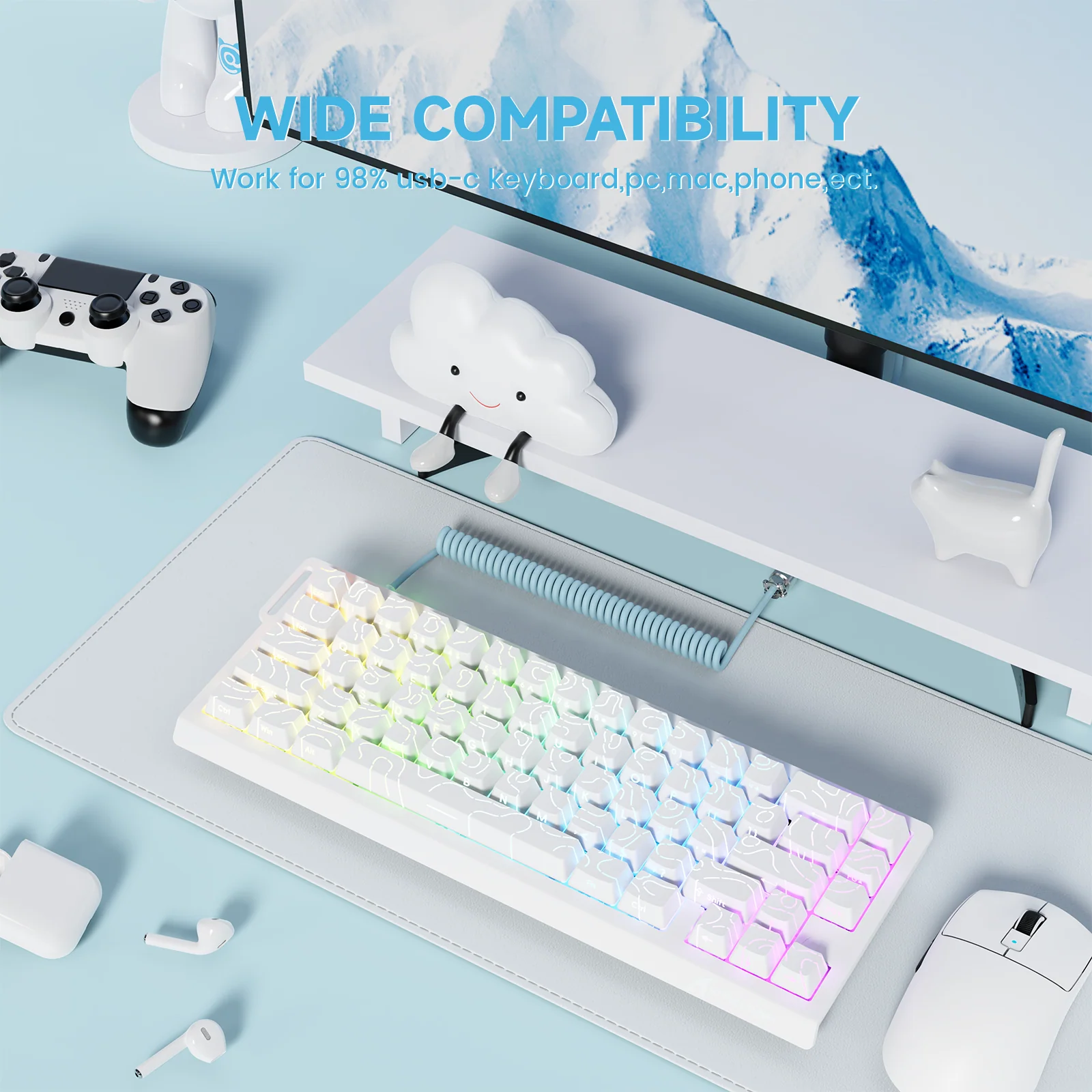 ATTACK SHARK C01Ultra Custom Aviator Cable for 8KHz Magnetic Keyboard - Image 80