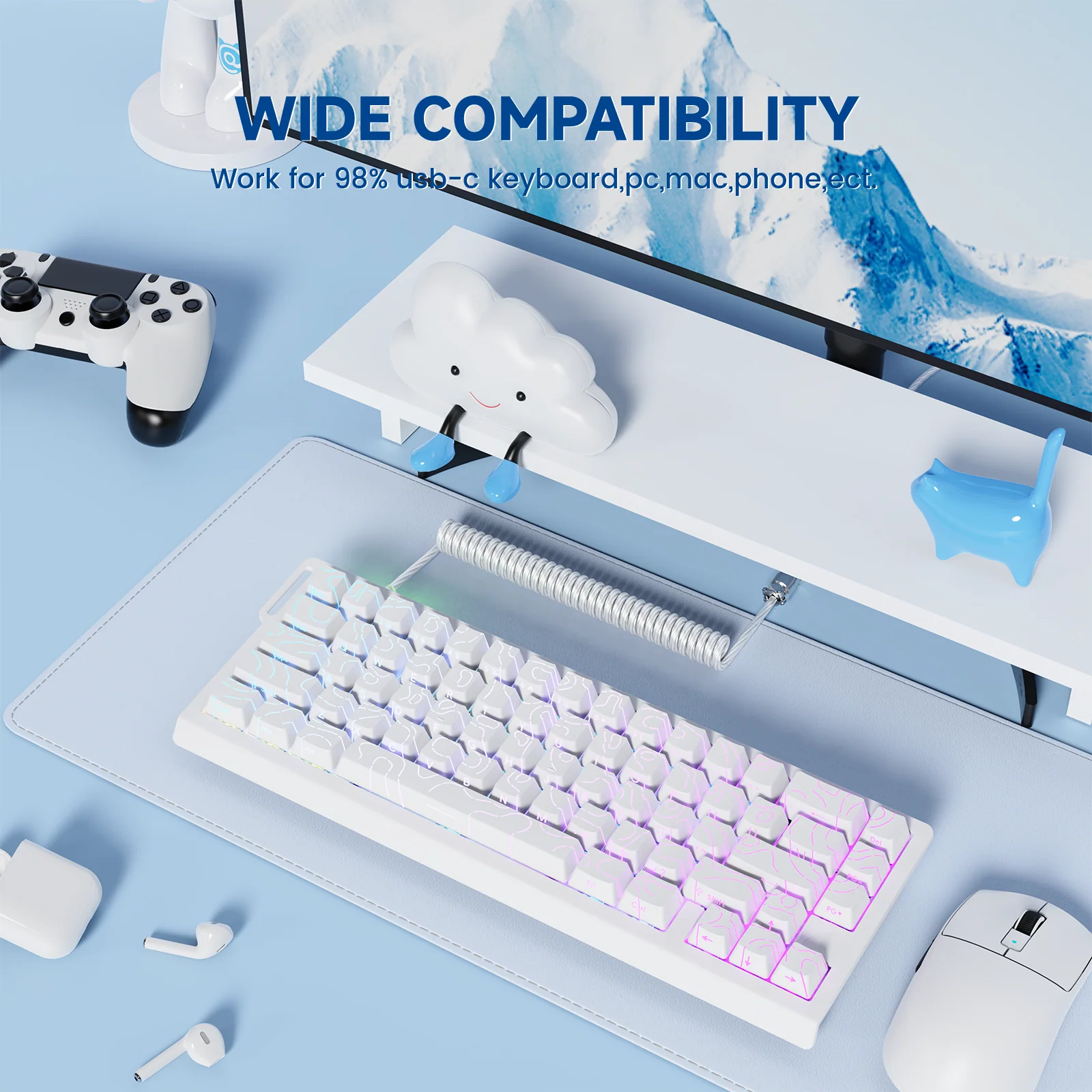 ATTACK SHARK C01Ultra Custom Aviator Cable for 8KHz Magnetic Keyboard - Image 90