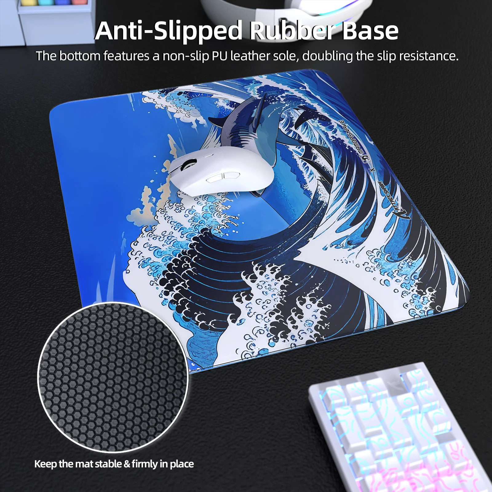 ATTACK SHARK CM05 Tempered Glass Gaming Mouse Pad - Image 21