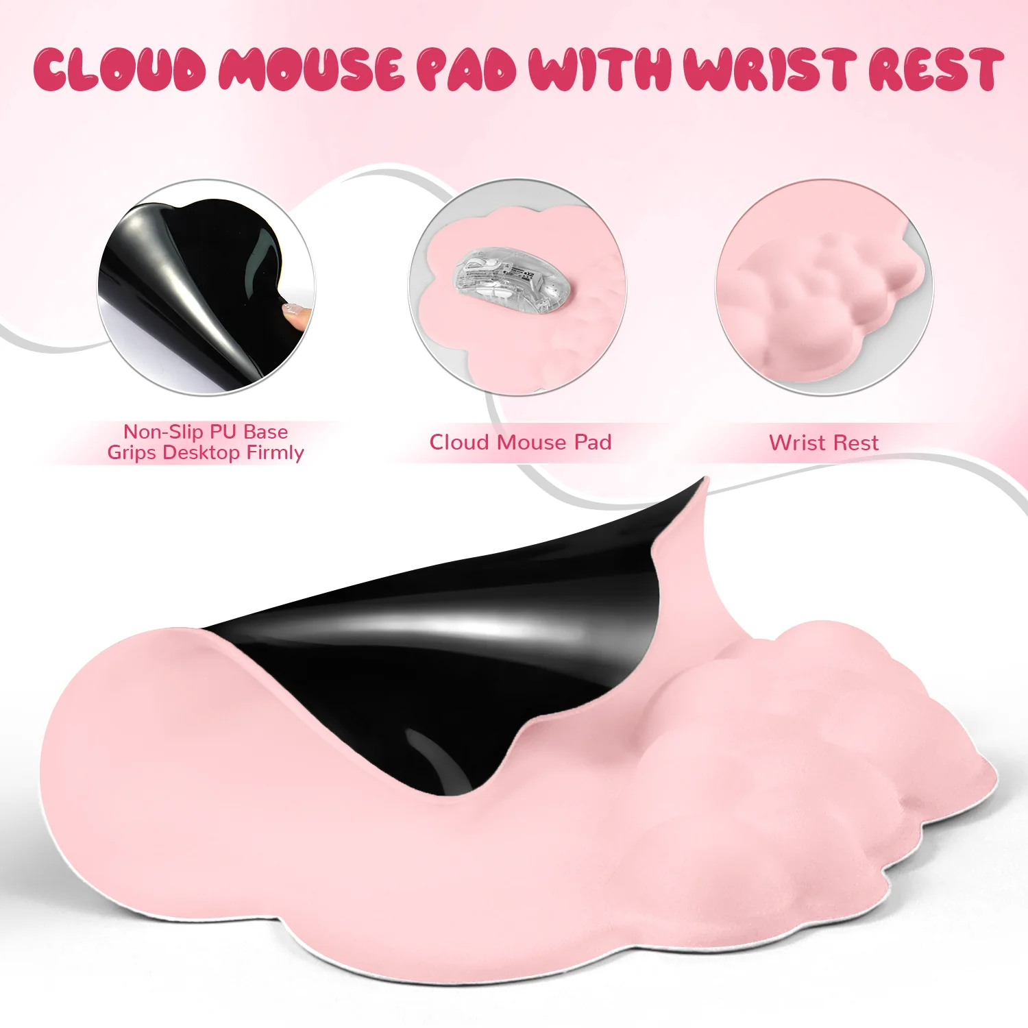 ATTACK SHARK Cloud Mouse Pad - Image 13