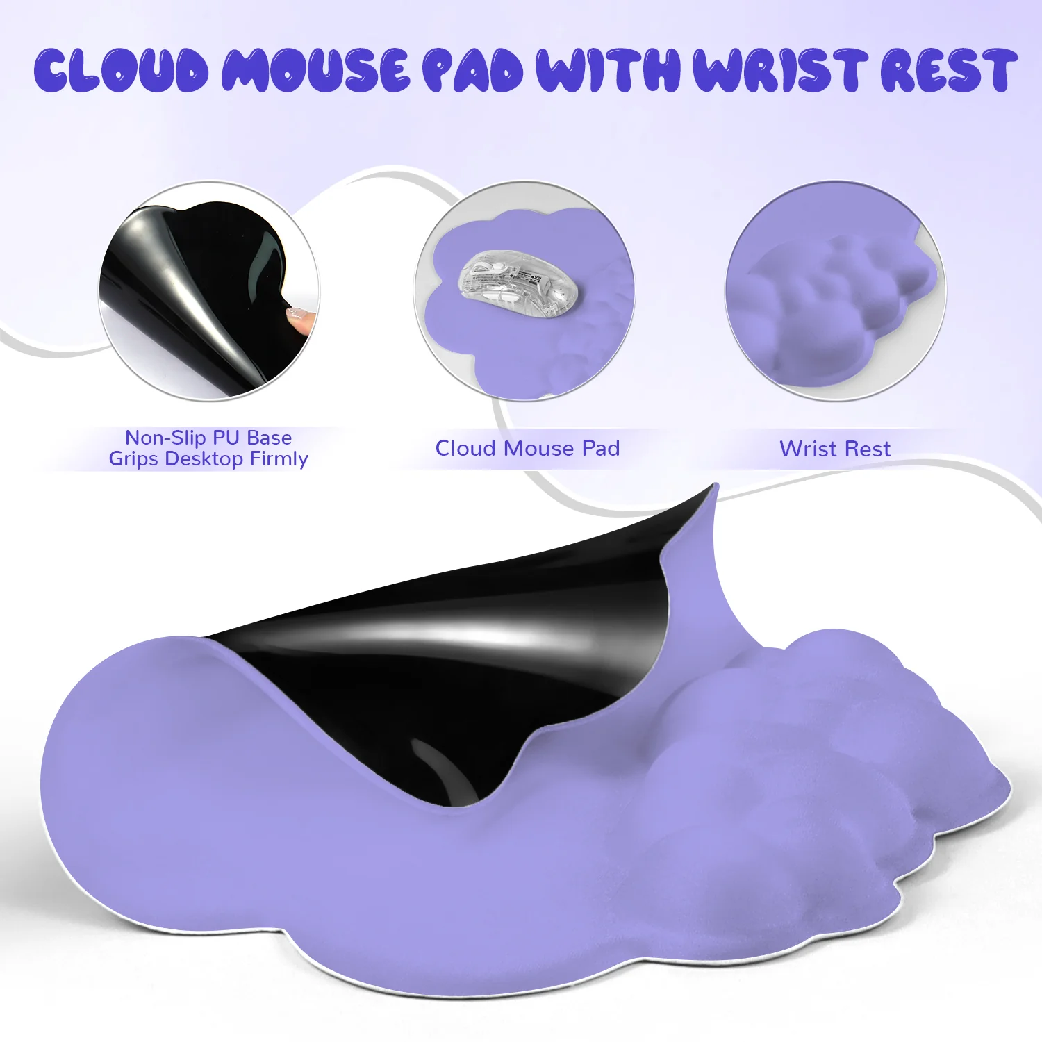 ATTACK SHARK Cloud Mouse Pad - Image 21