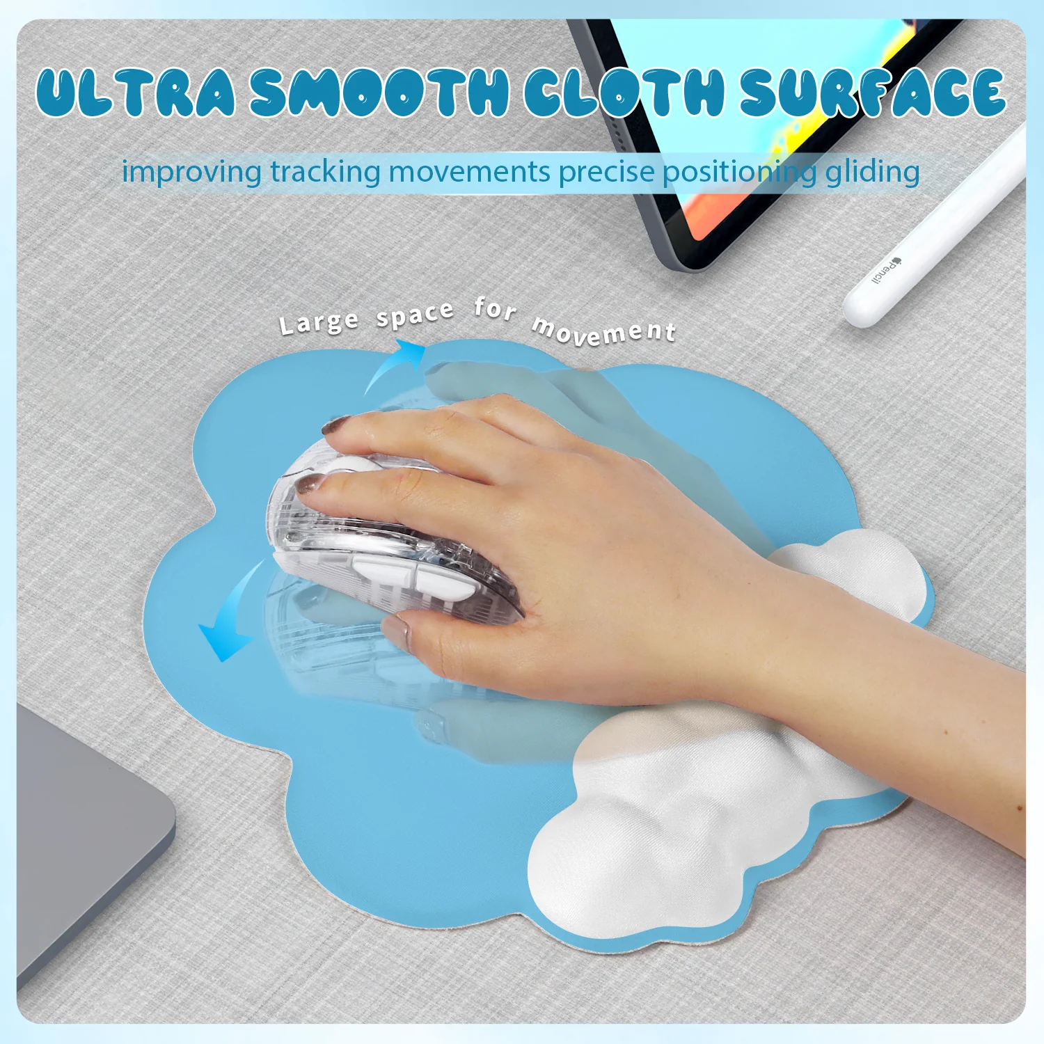 ATTACK SHARK Cloud Mouse Pad - Image 51