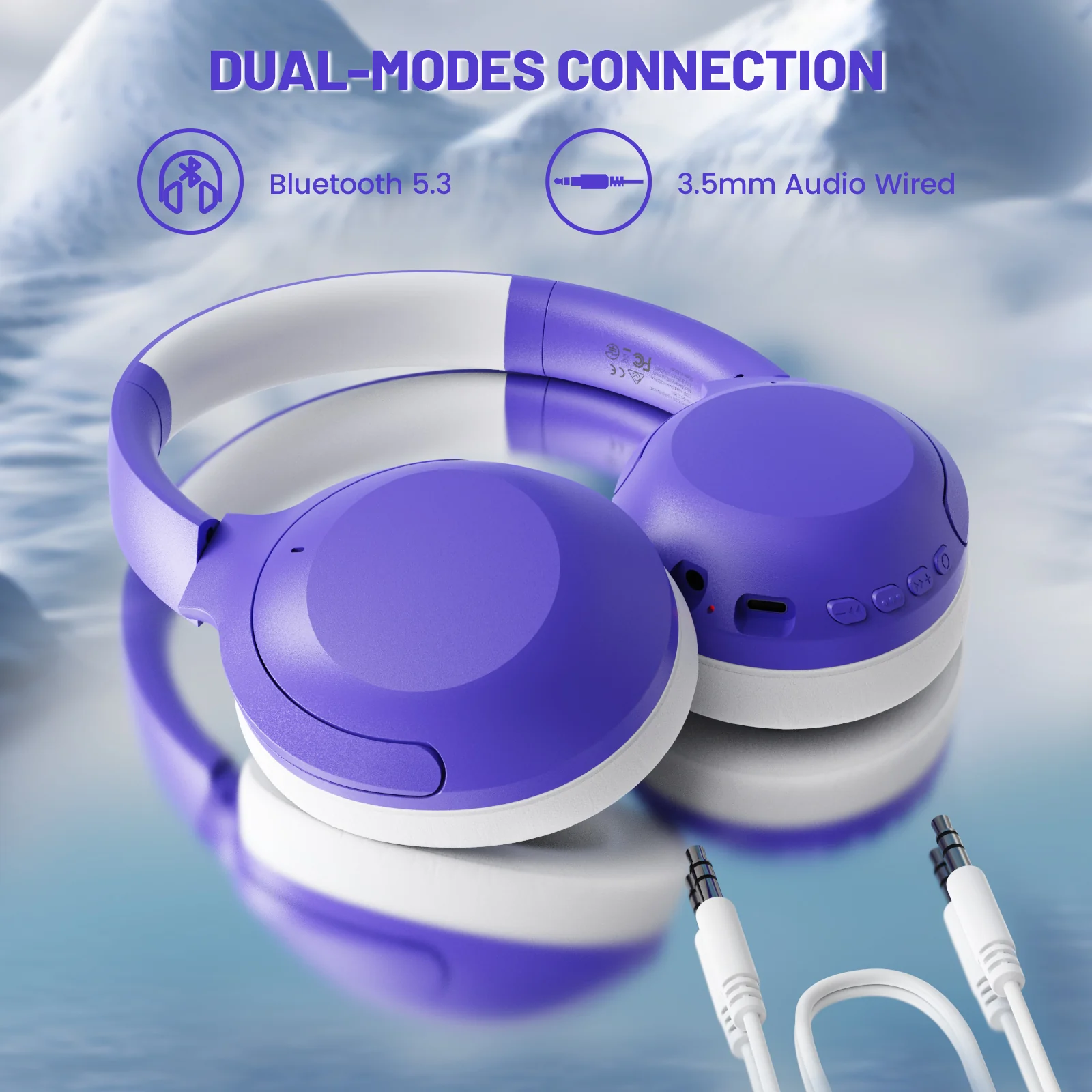 ATTACK SHARK G300 ANC Foldable Ultra-Light Dual-Mode Headphones - Image 23