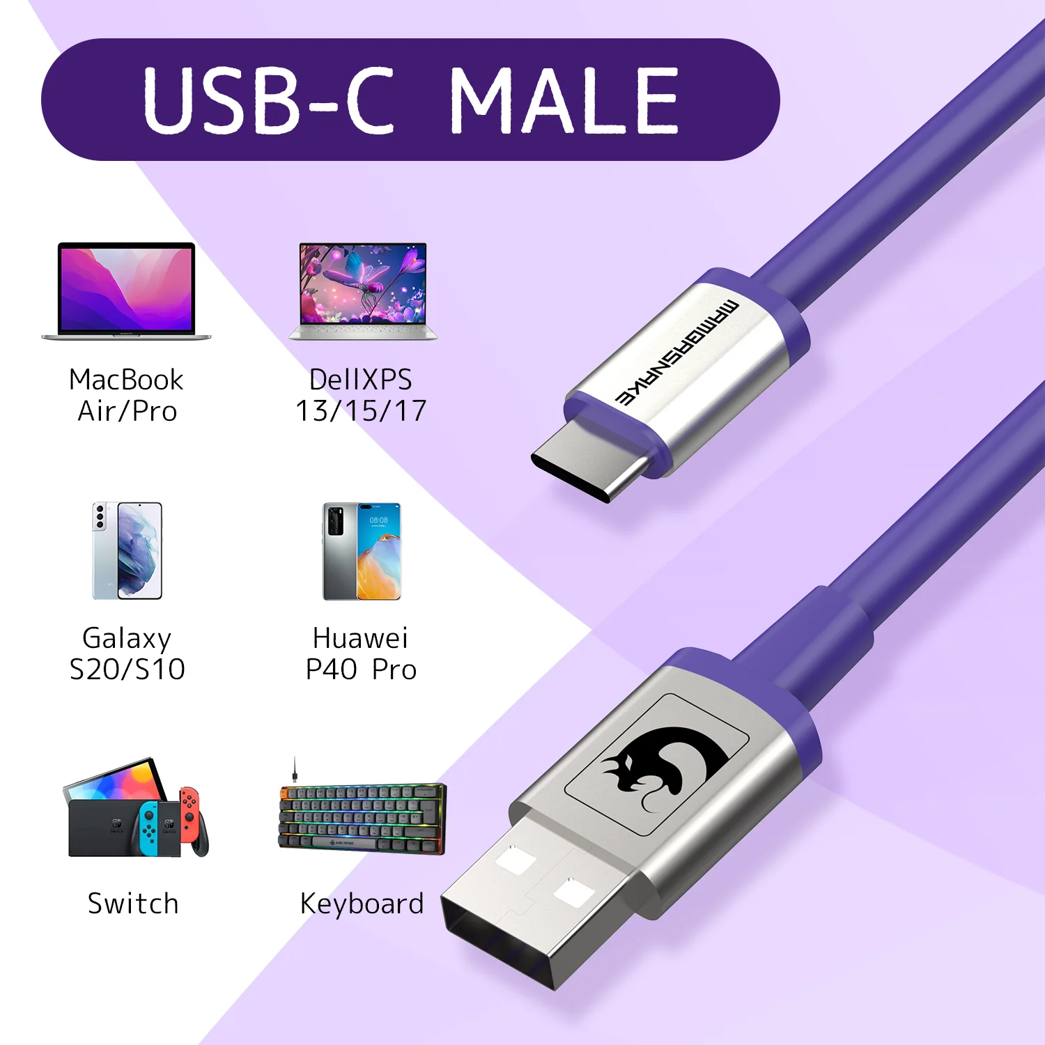 ATTACK SHARK x MAMBASNAKE C01 Coiled Cable - Image 50