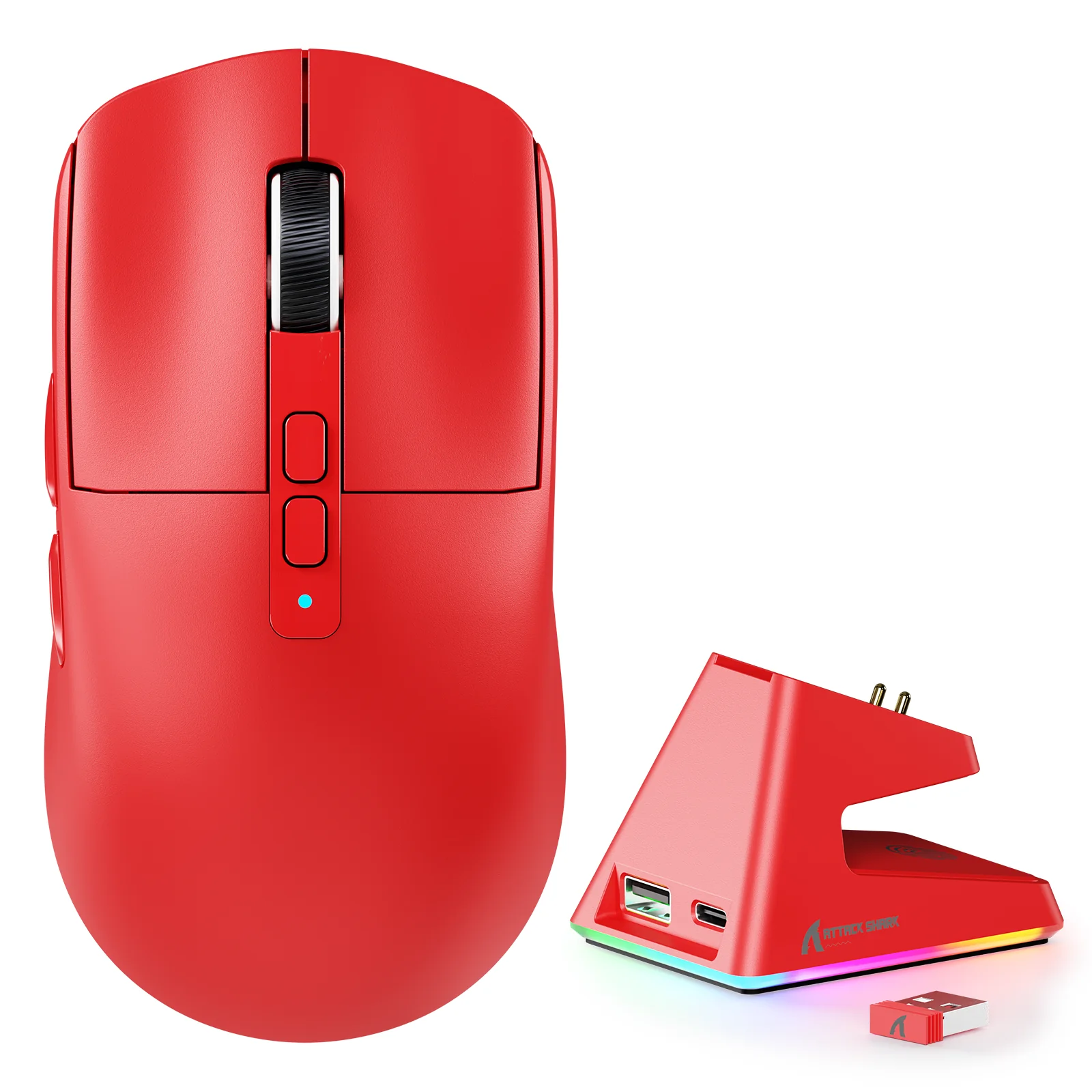 ATTACK SHARK X6 Three Modes Gaming Mouse With Charging Dock - Image 10